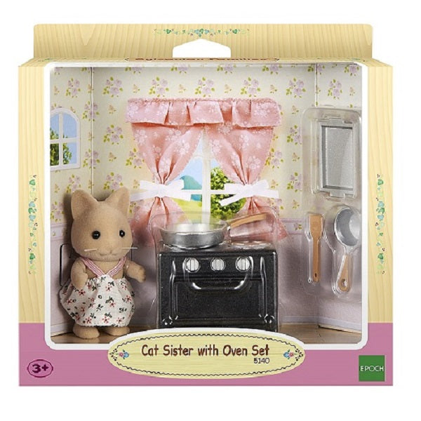 Cat Sister with Oven Set