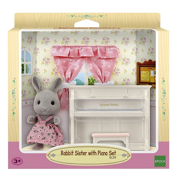 Rabbit Sister with Piano Set