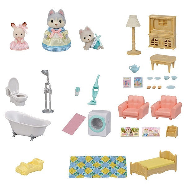 Red Roof Country Home Gift Set-Secret Attic Playroom-
