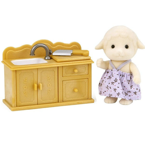 Sheep Sister with Kitchen Set