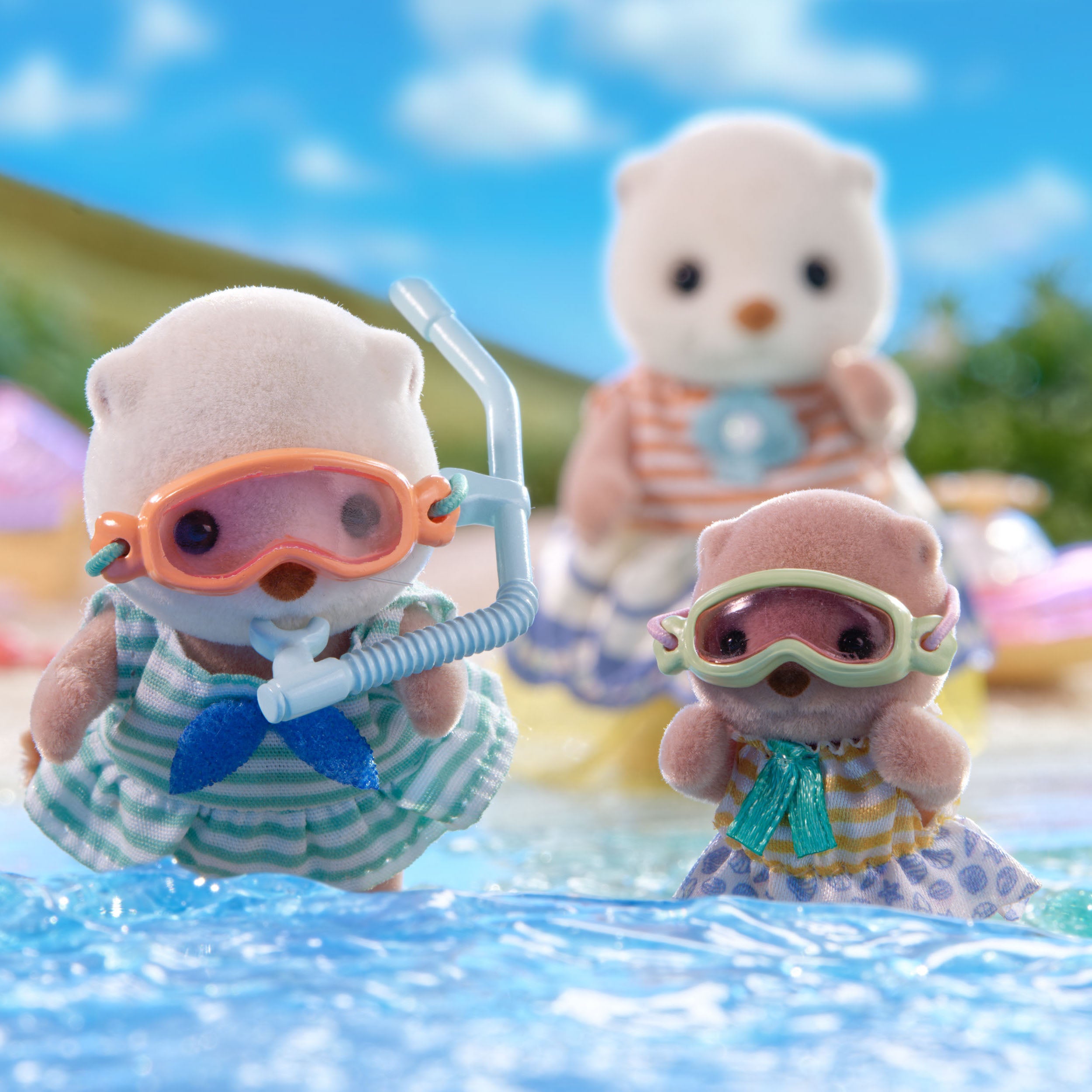 Sea Otter Sisters-Splashy Snorkel Set-