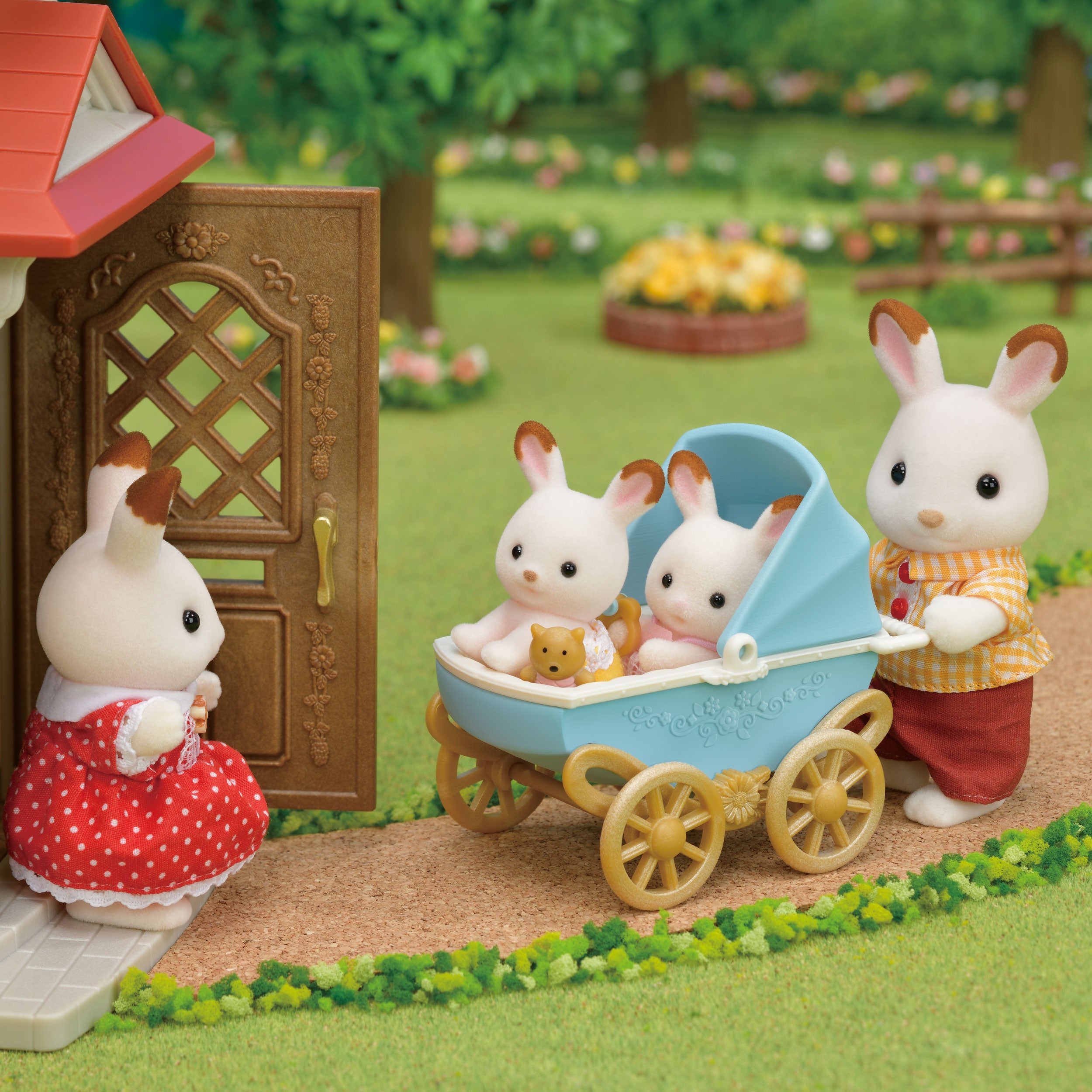 Chocolate Rabbit Twins Set
