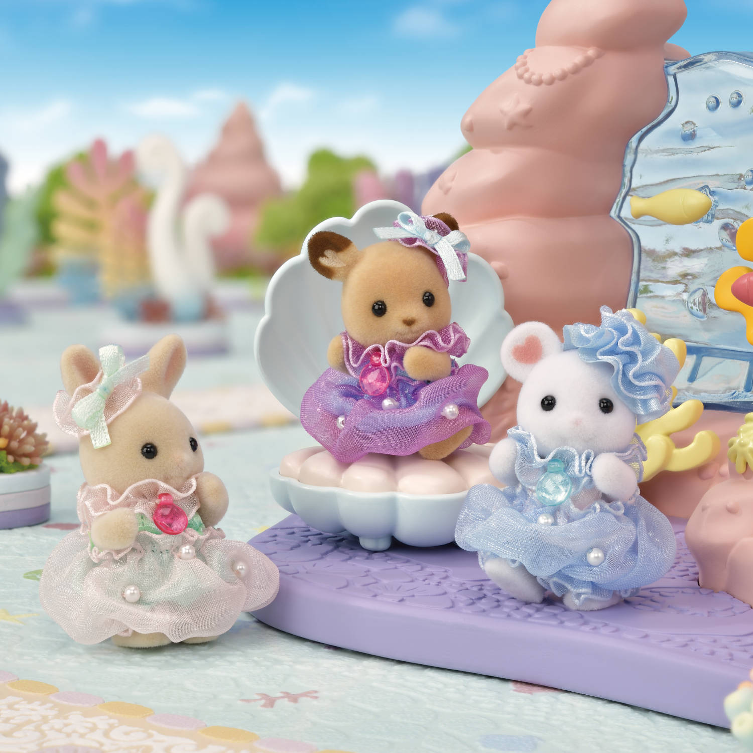 Baby Trio Dazzling Jellyfish Dresses