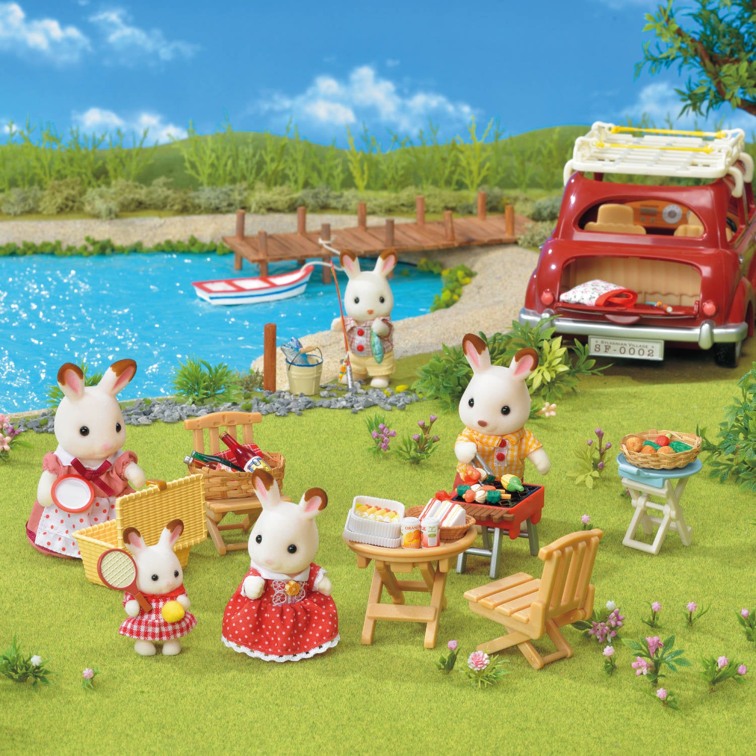 Roof Rack with Picnic Set