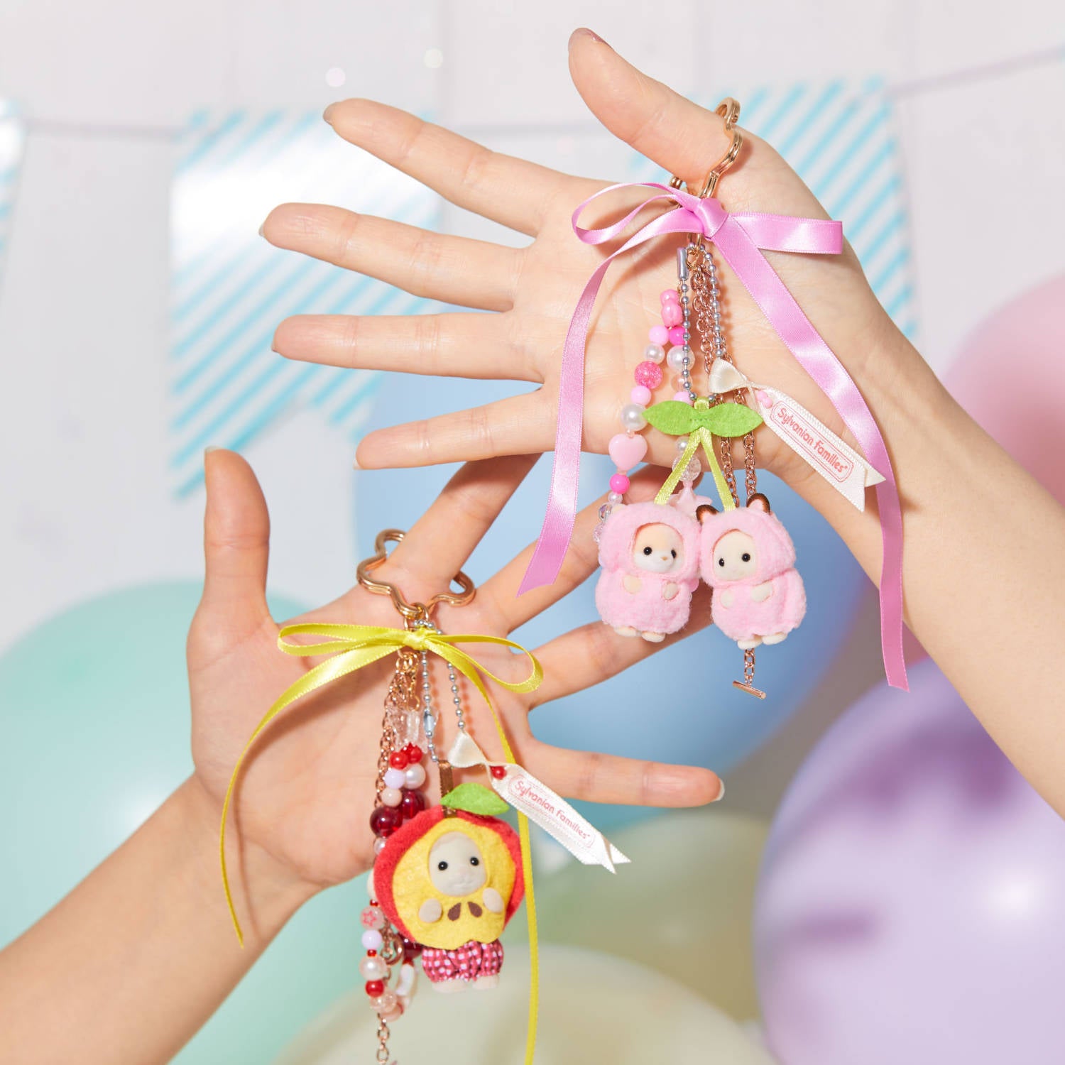 Sylvanian Families Key Chain -Cutie Cherries-