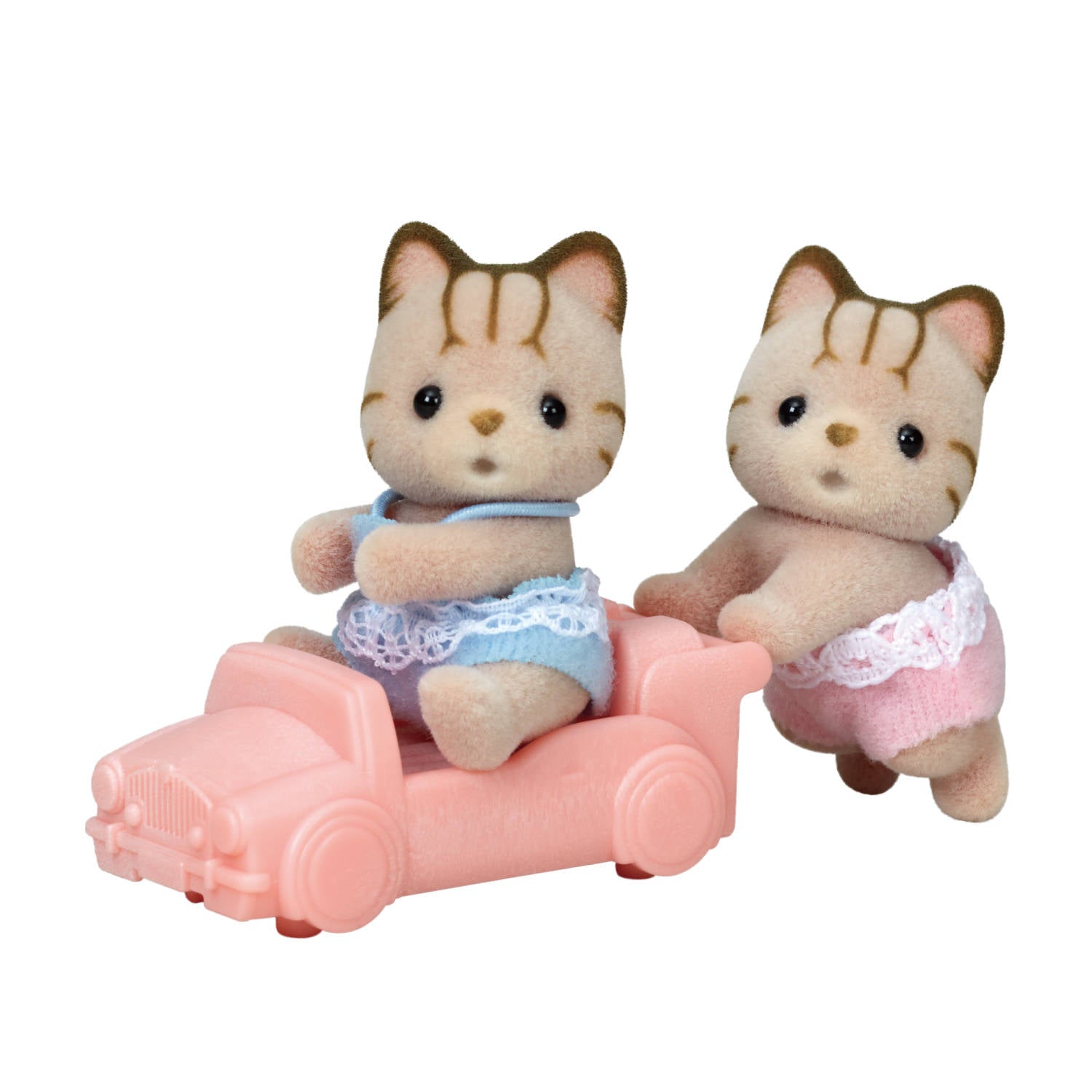 Striped Cat Twins