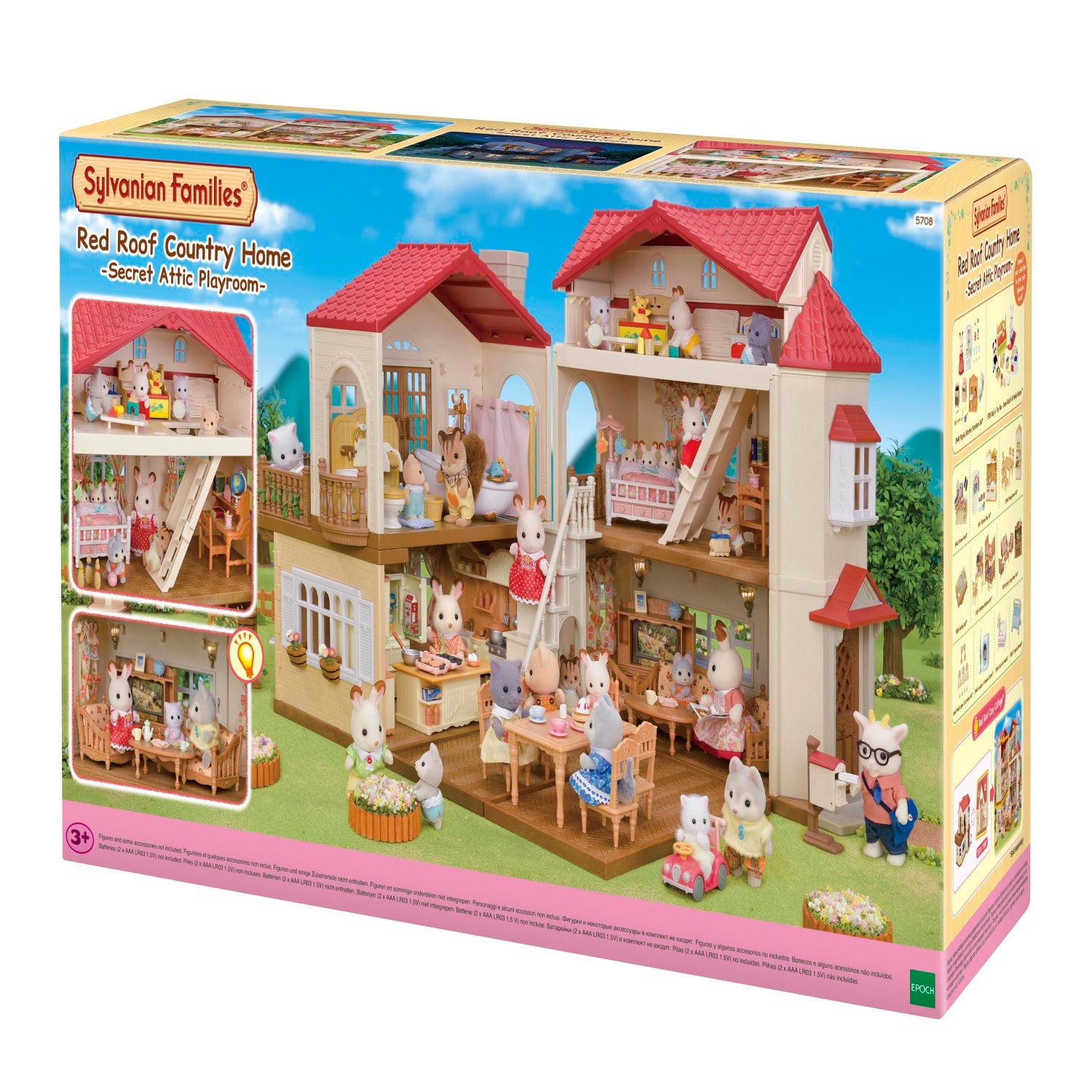 Red Roof Country Home -Secret Attic Playroom-