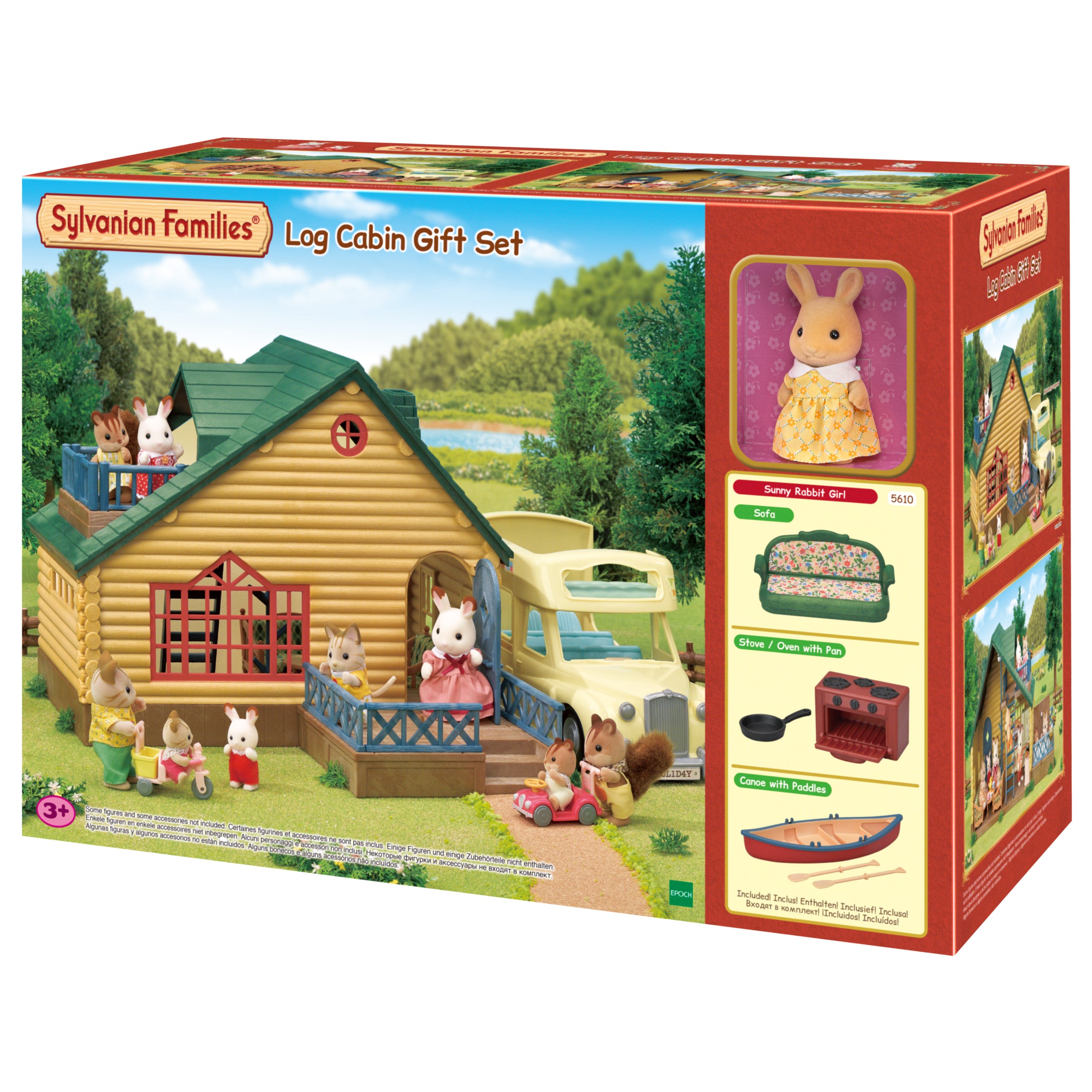 Log Cabin Gift Set (Green Roof)