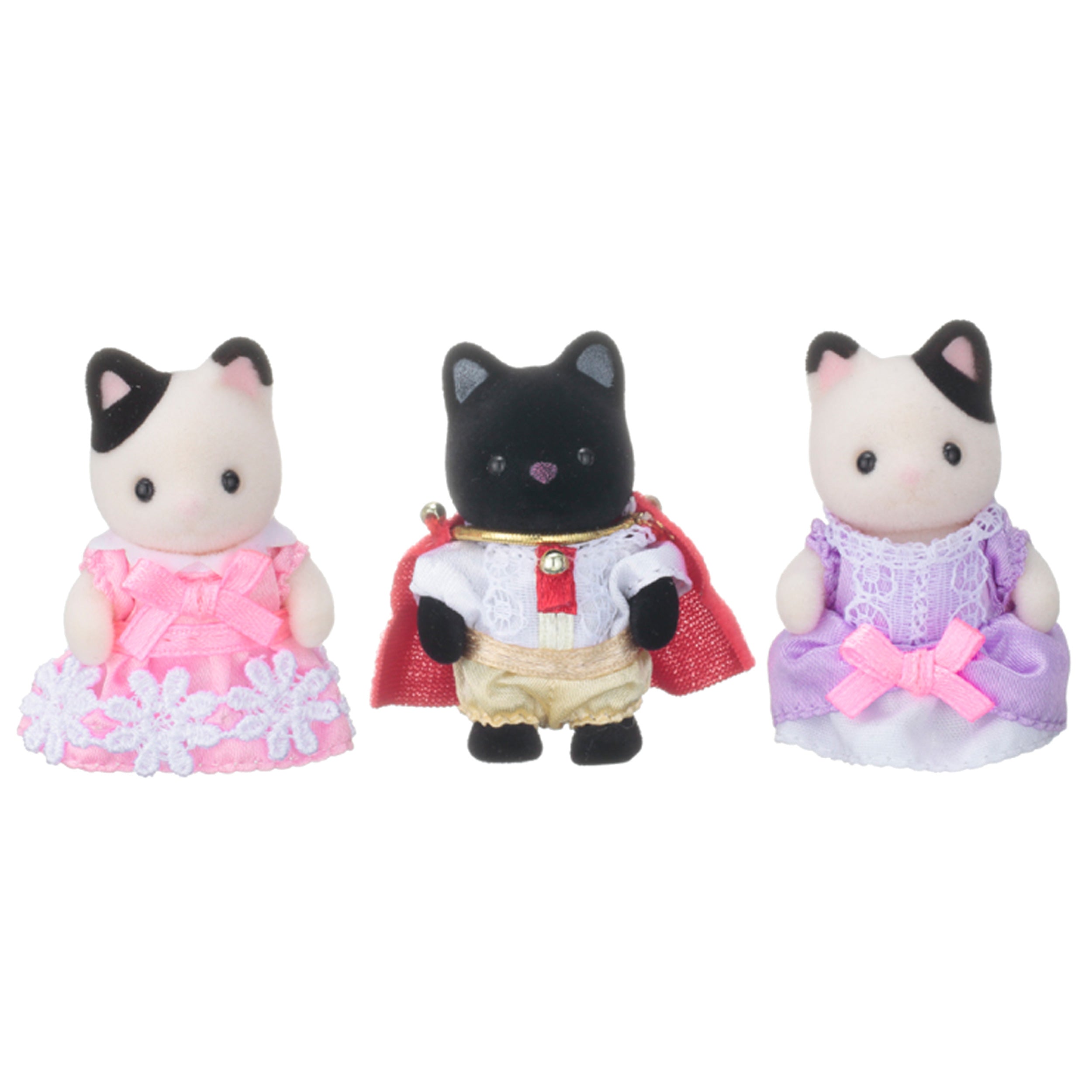 Baby Trio (Princess Dresses & Prince Outfit)