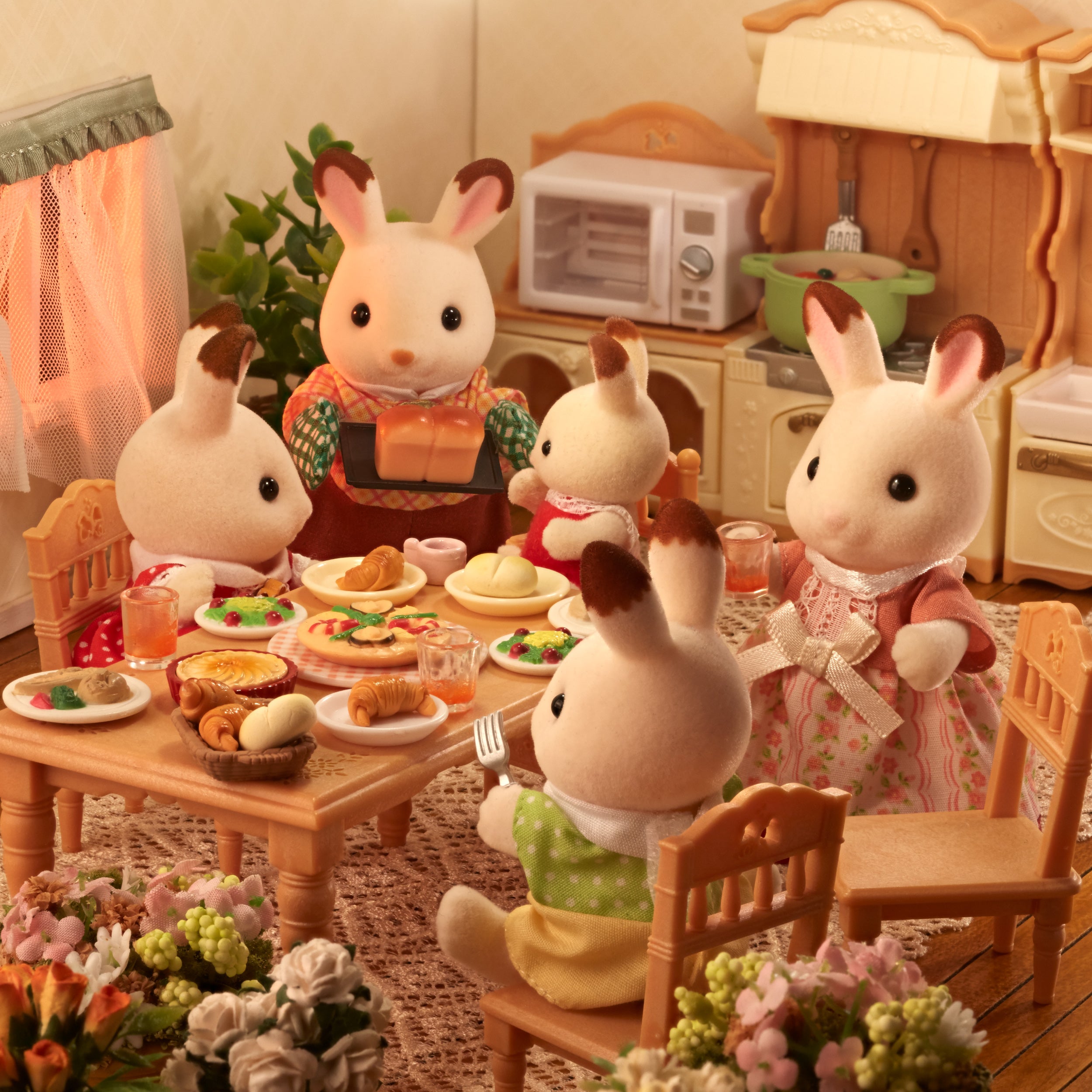 Chocolate Rabbit Family