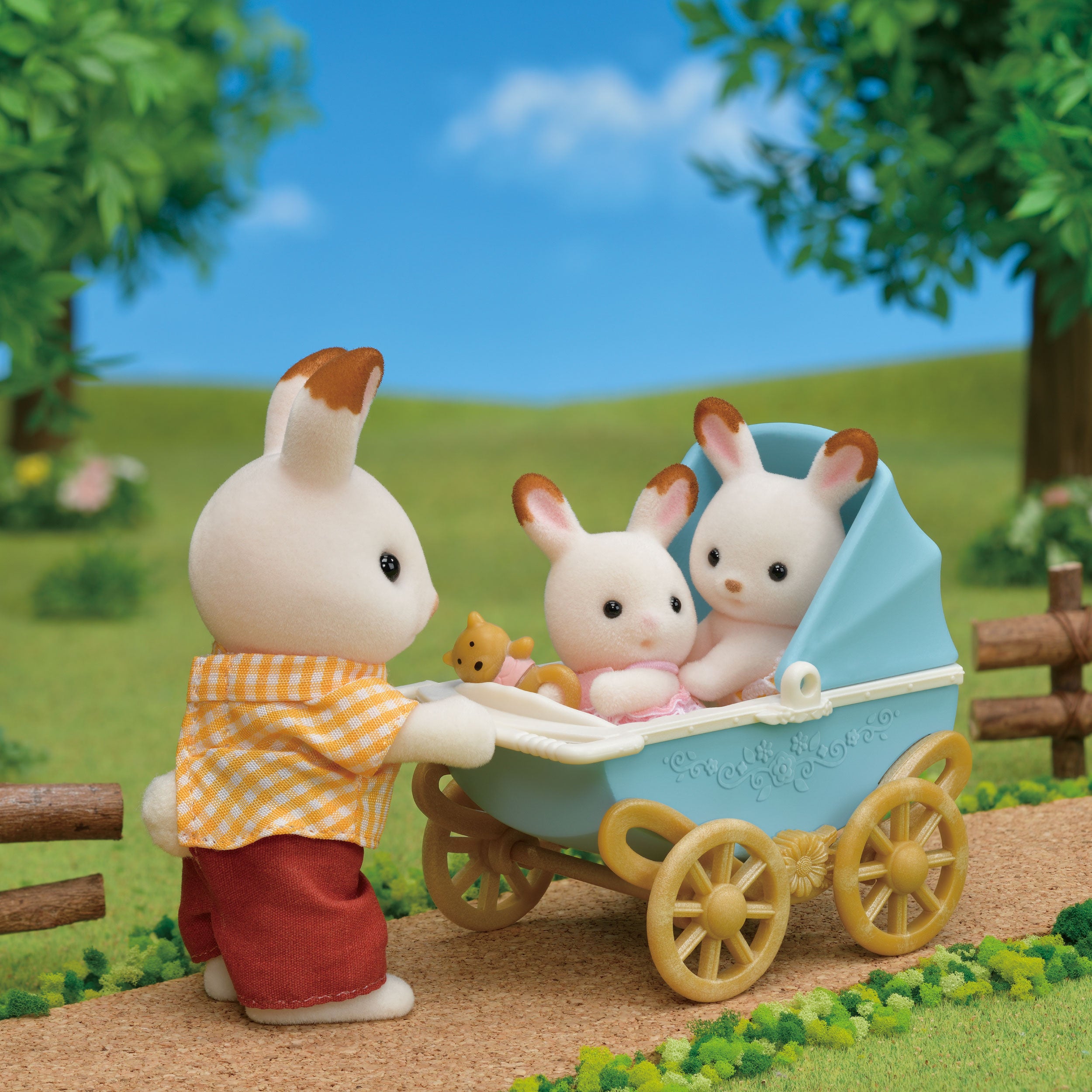 Chocolate Rabbit Twins Set