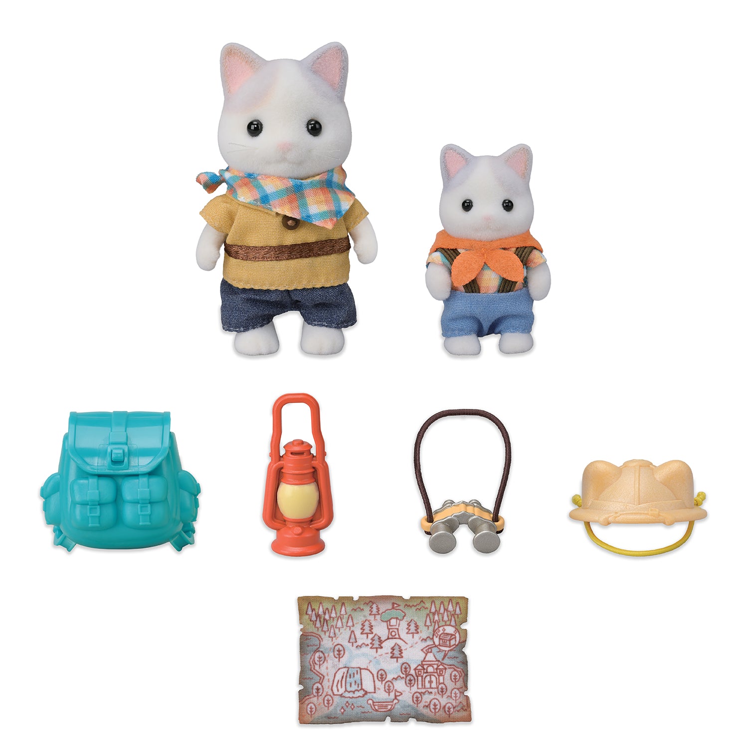 Exciting Exploration Set -Latte Cat Brother & Baby