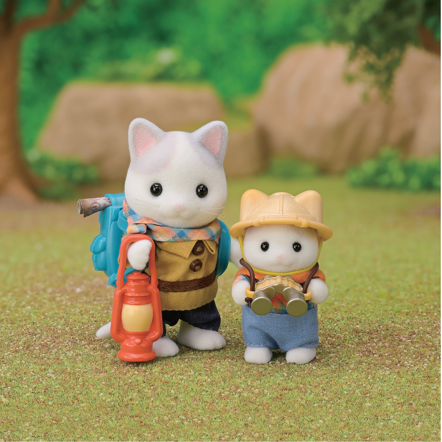 Exciting Exploration Set -Latte Cat Brother & Baby