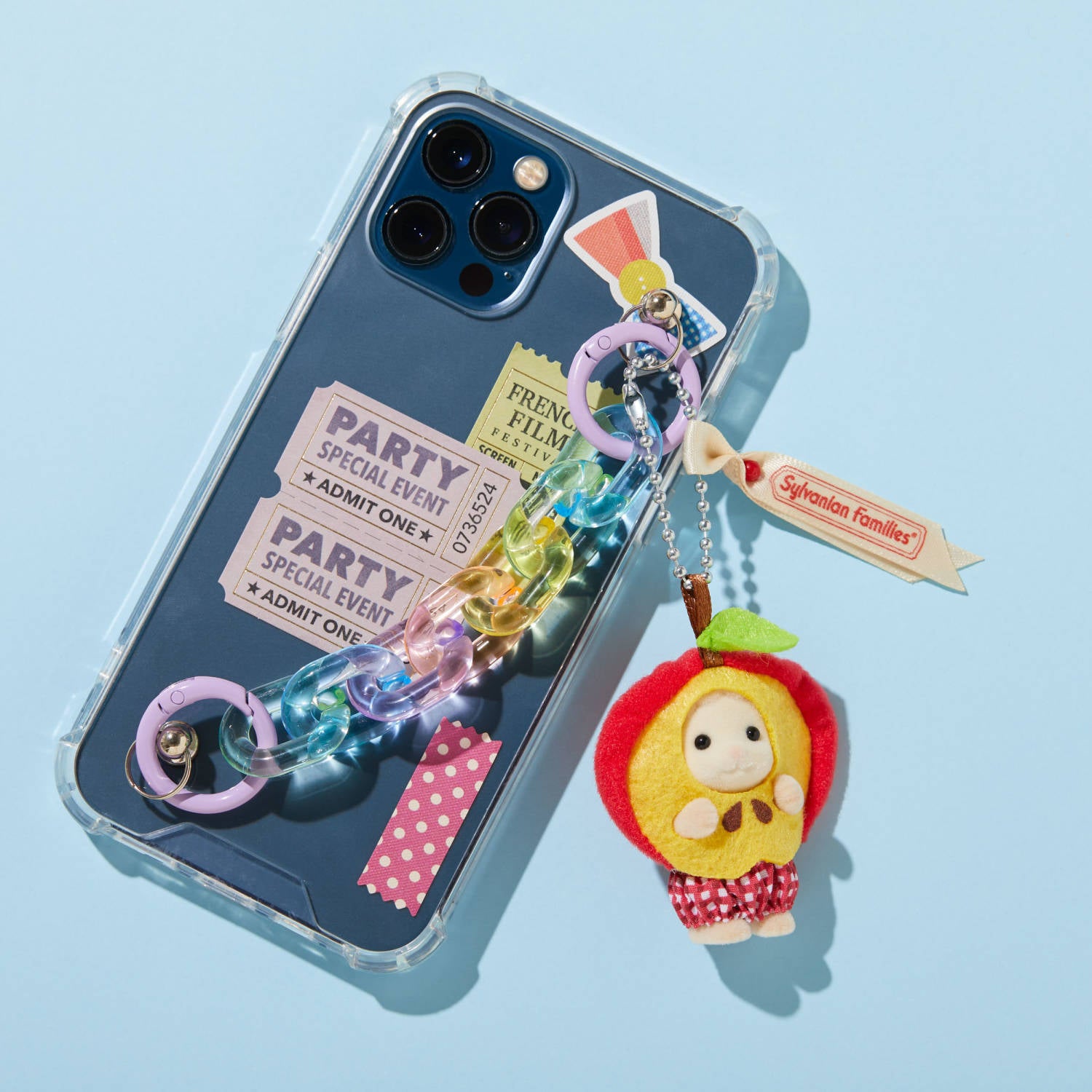 Sylvanian Families Key Chain -Rosy Apple-