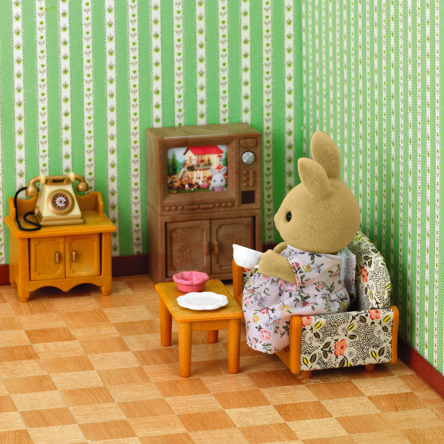 Country Living Room Set (with Rabbit Mother)
