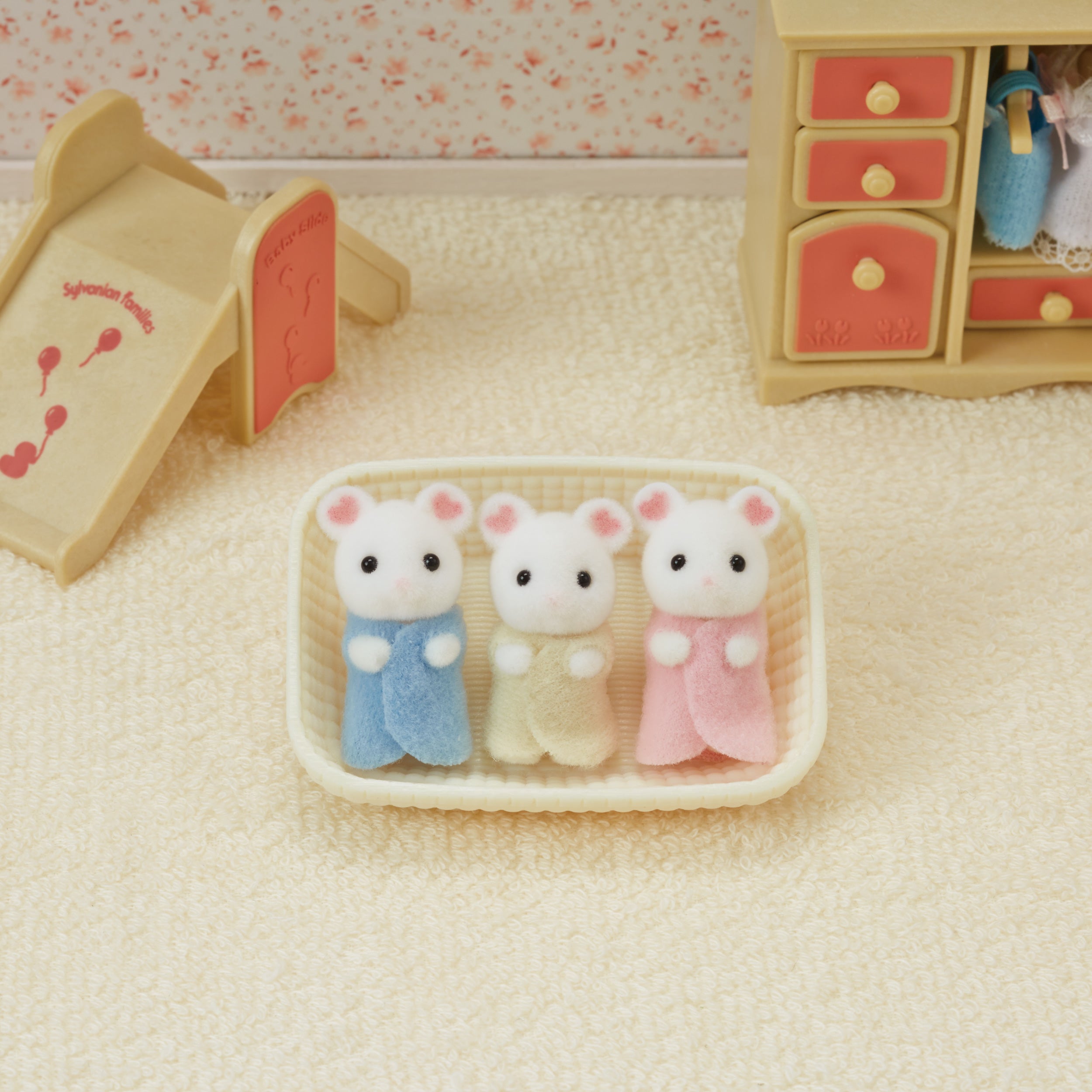 Marshmallow Mouse Triplets