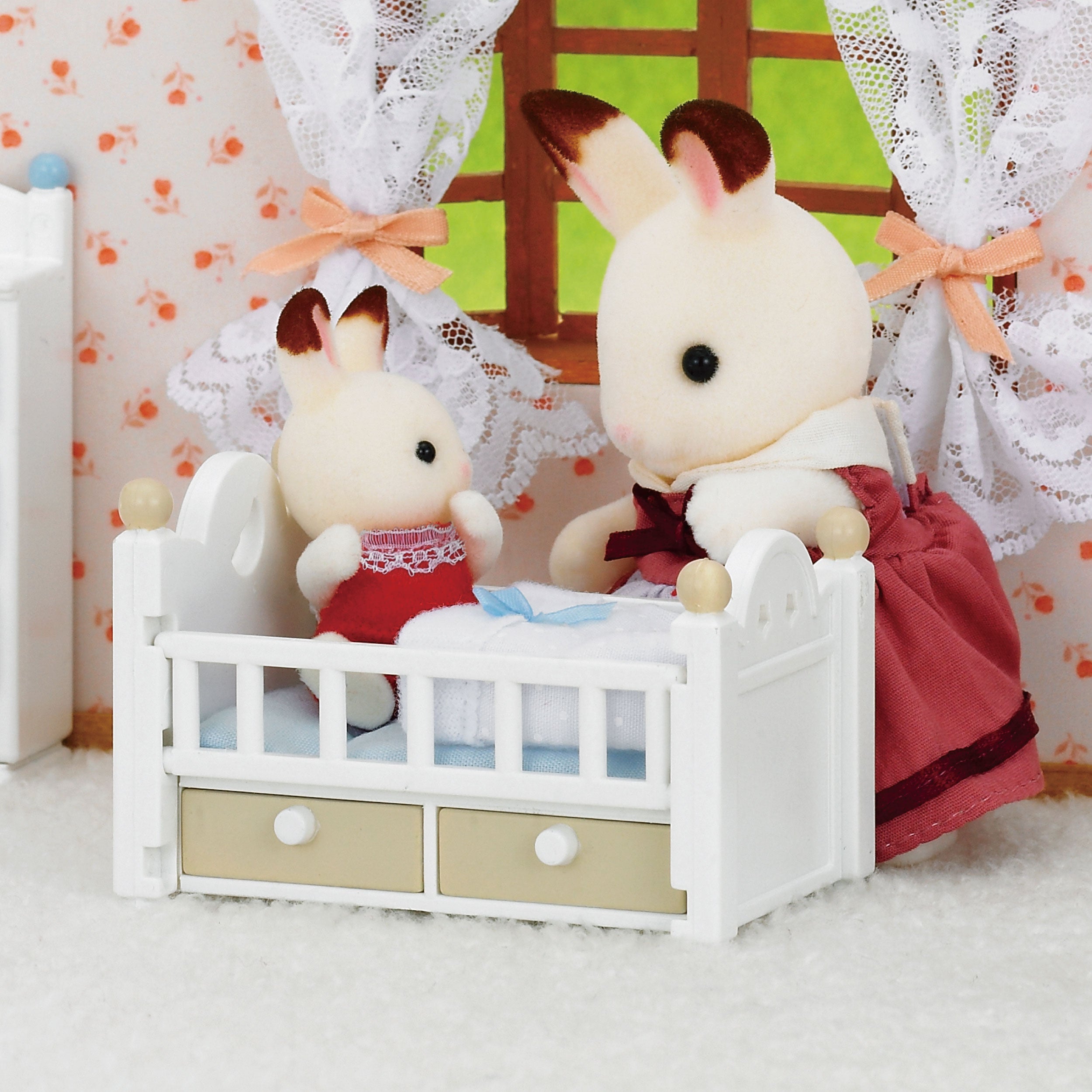 Chocolate Rabbit Baby Set (Baby Bed)
