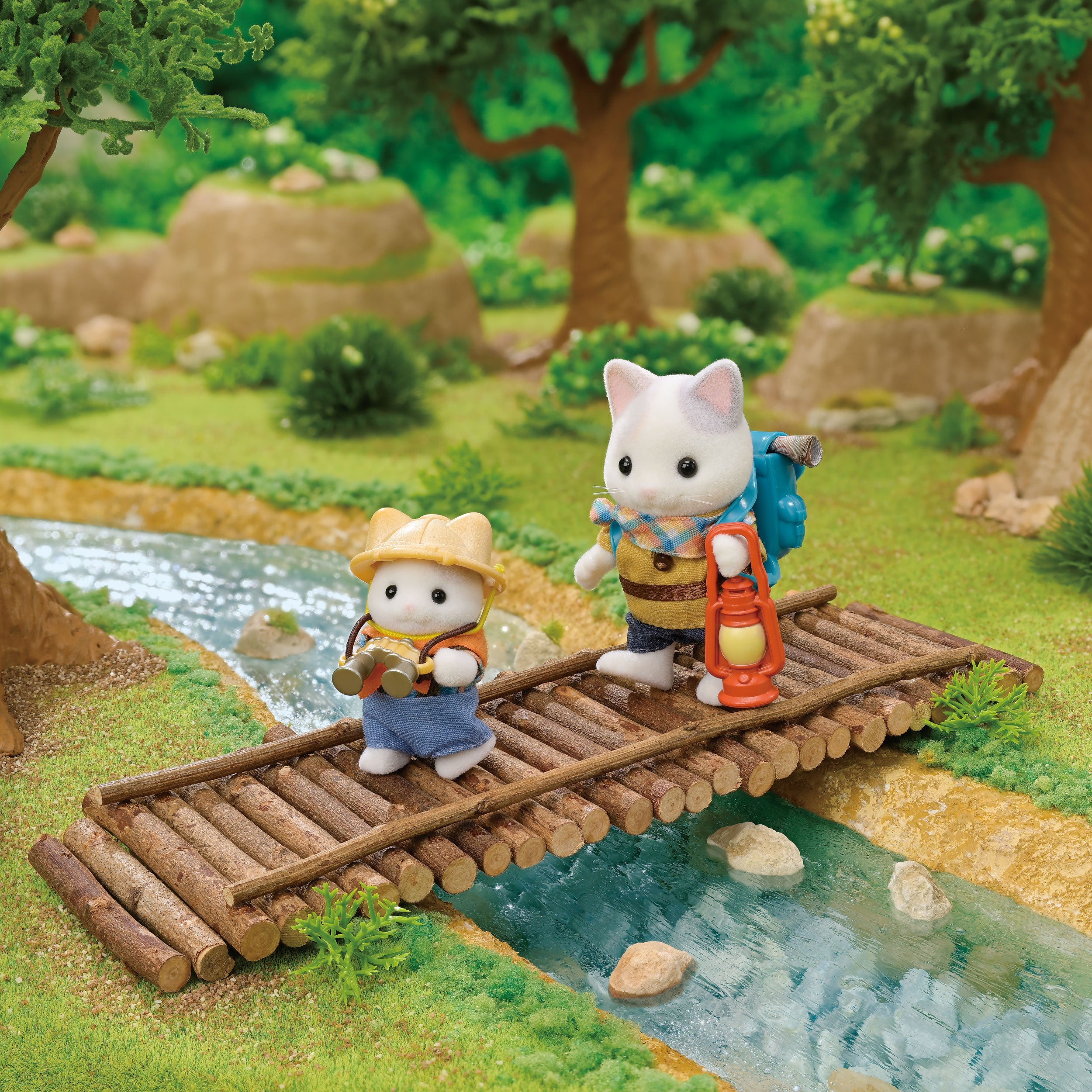 Exciting Exploration Set -Latte Cat Brother & Baby