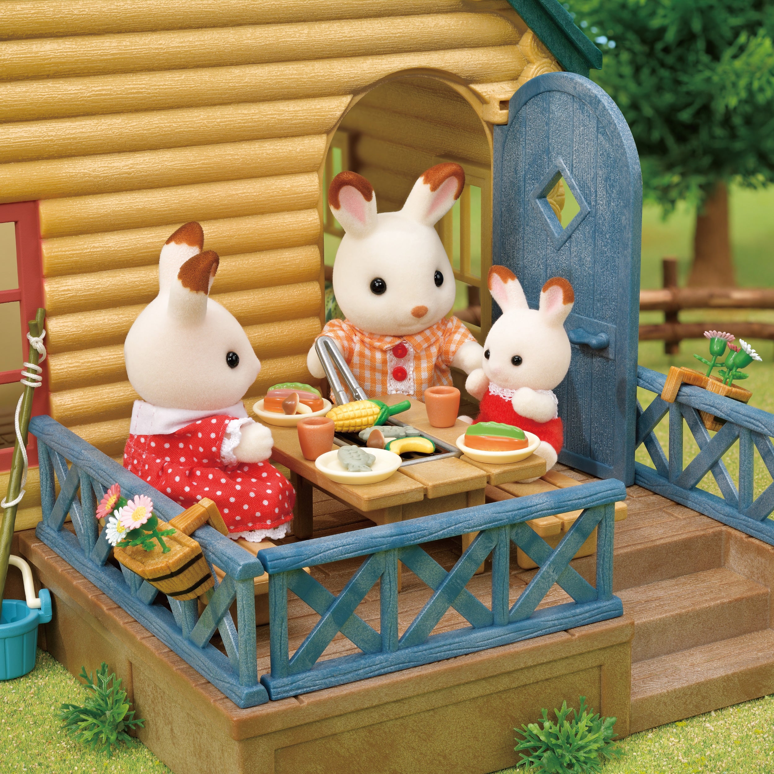 Log Cabin Gift Set (Green Roof)