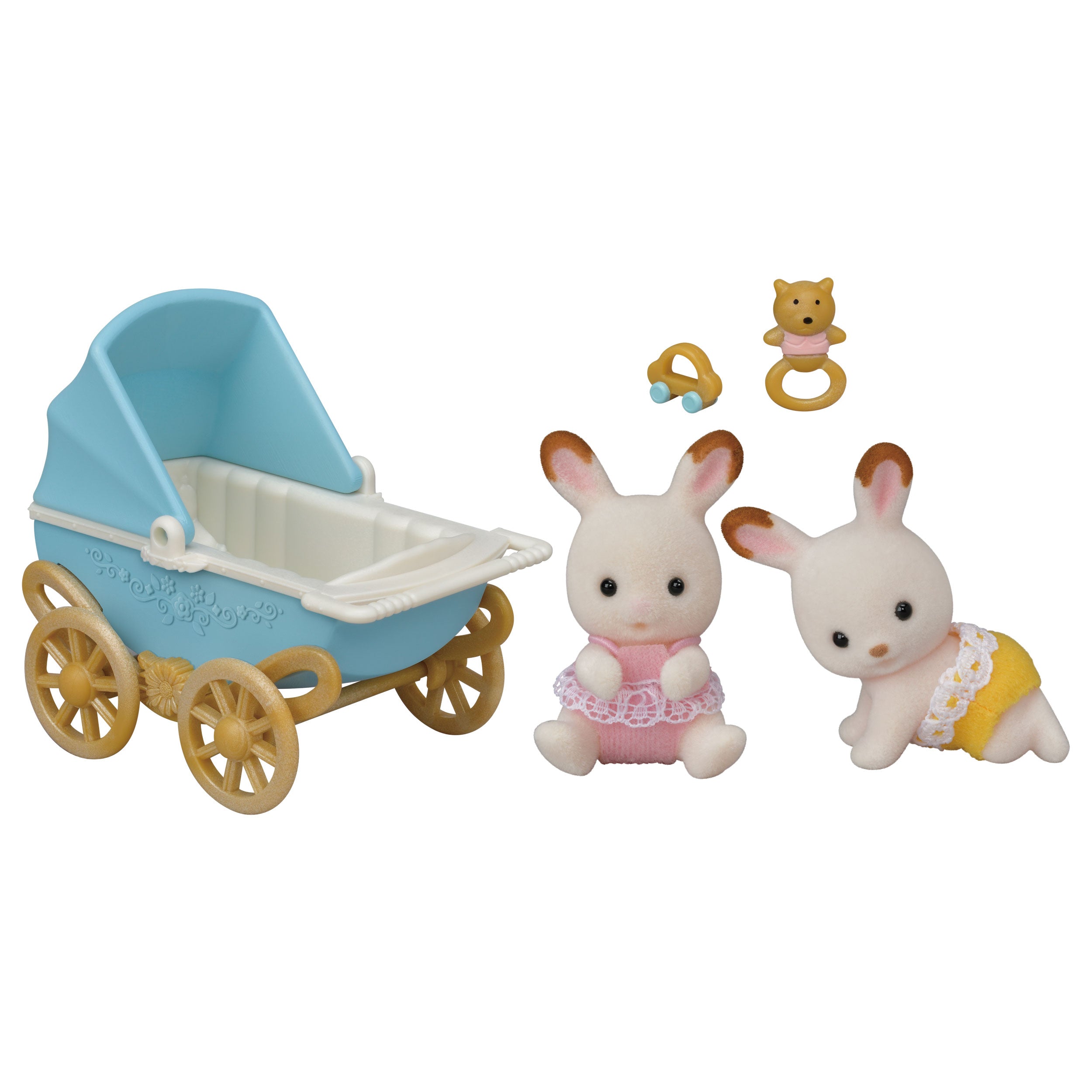 Chocolate Rabbit Twins Set