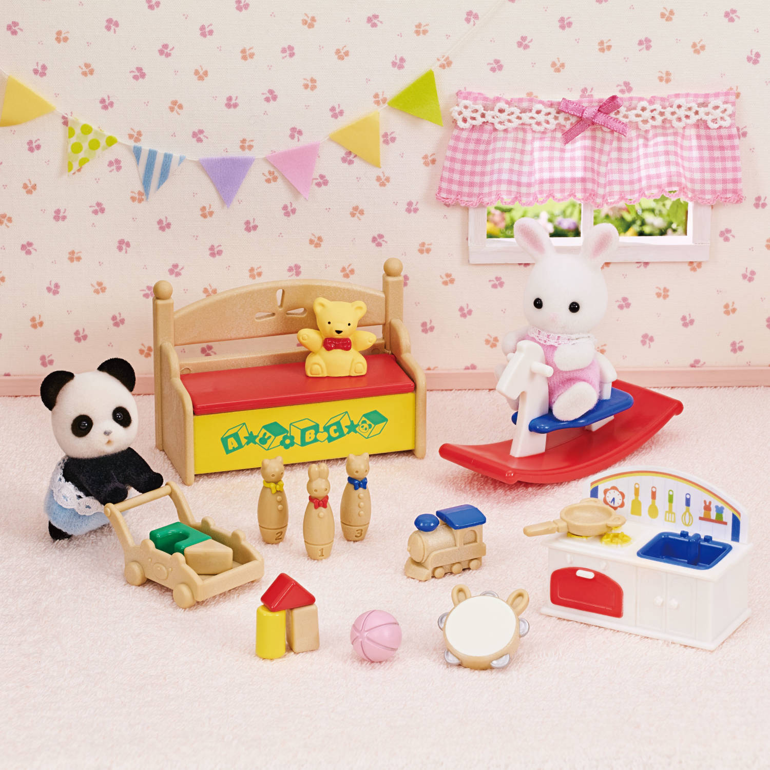 Baby's Toy Box -Snow Rabbit & Panda Babies-