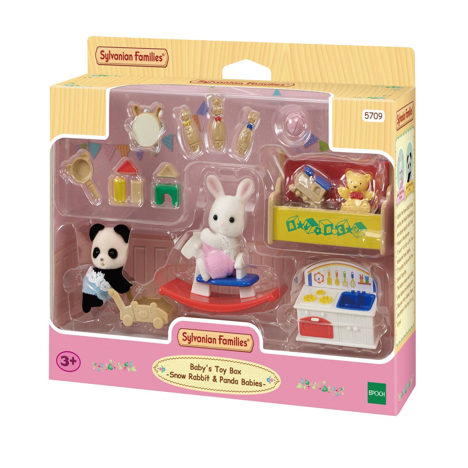 Baby's Toy Box -Snow Rabbit & Panda Babies-