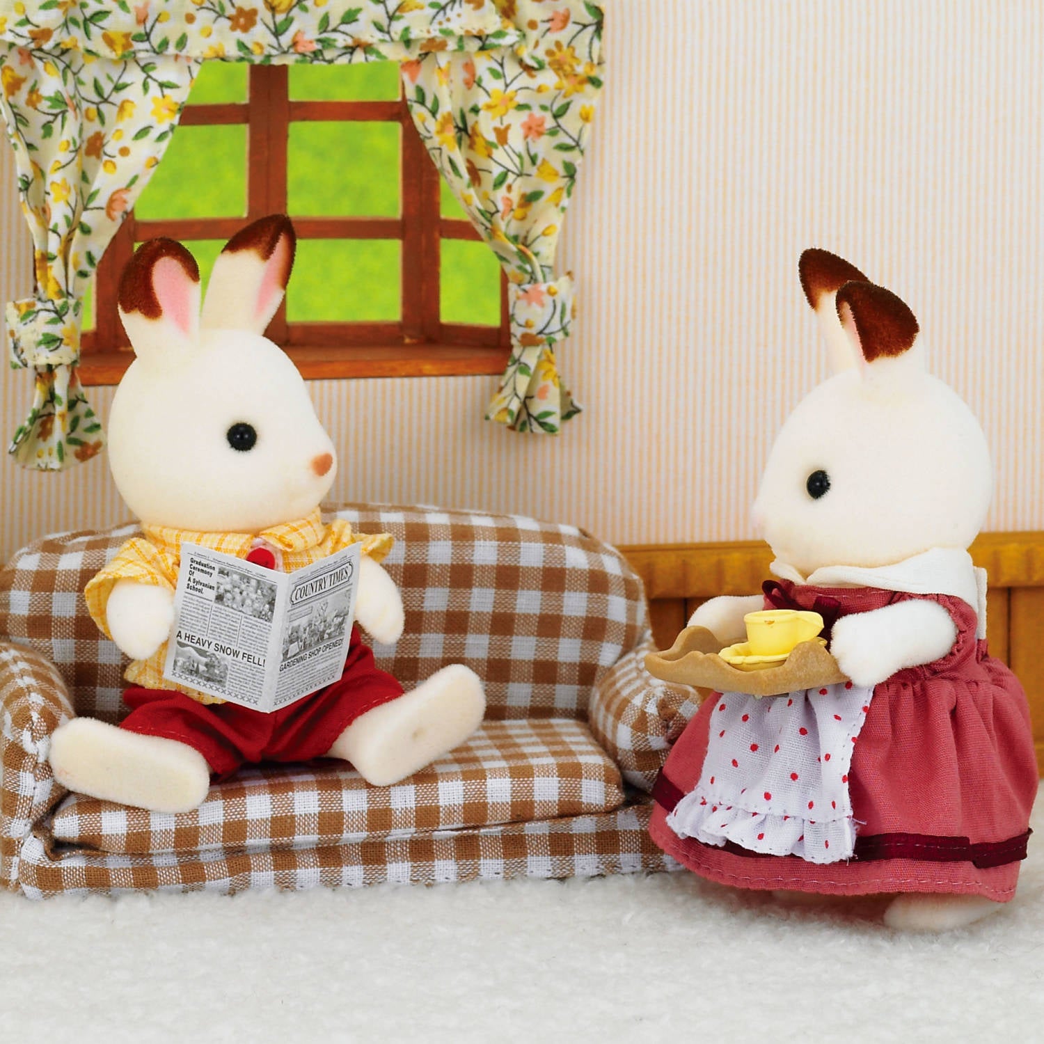 Chocolate Rabbit Father Set (Settee)