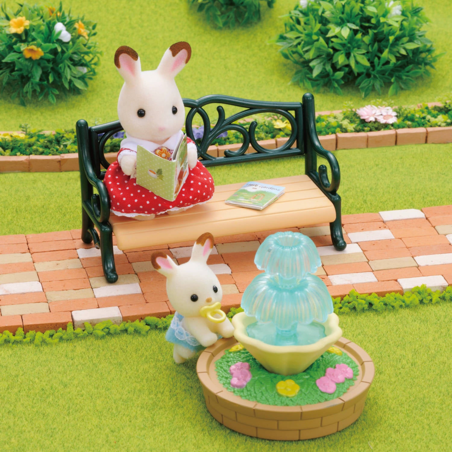 Bench & Fountain