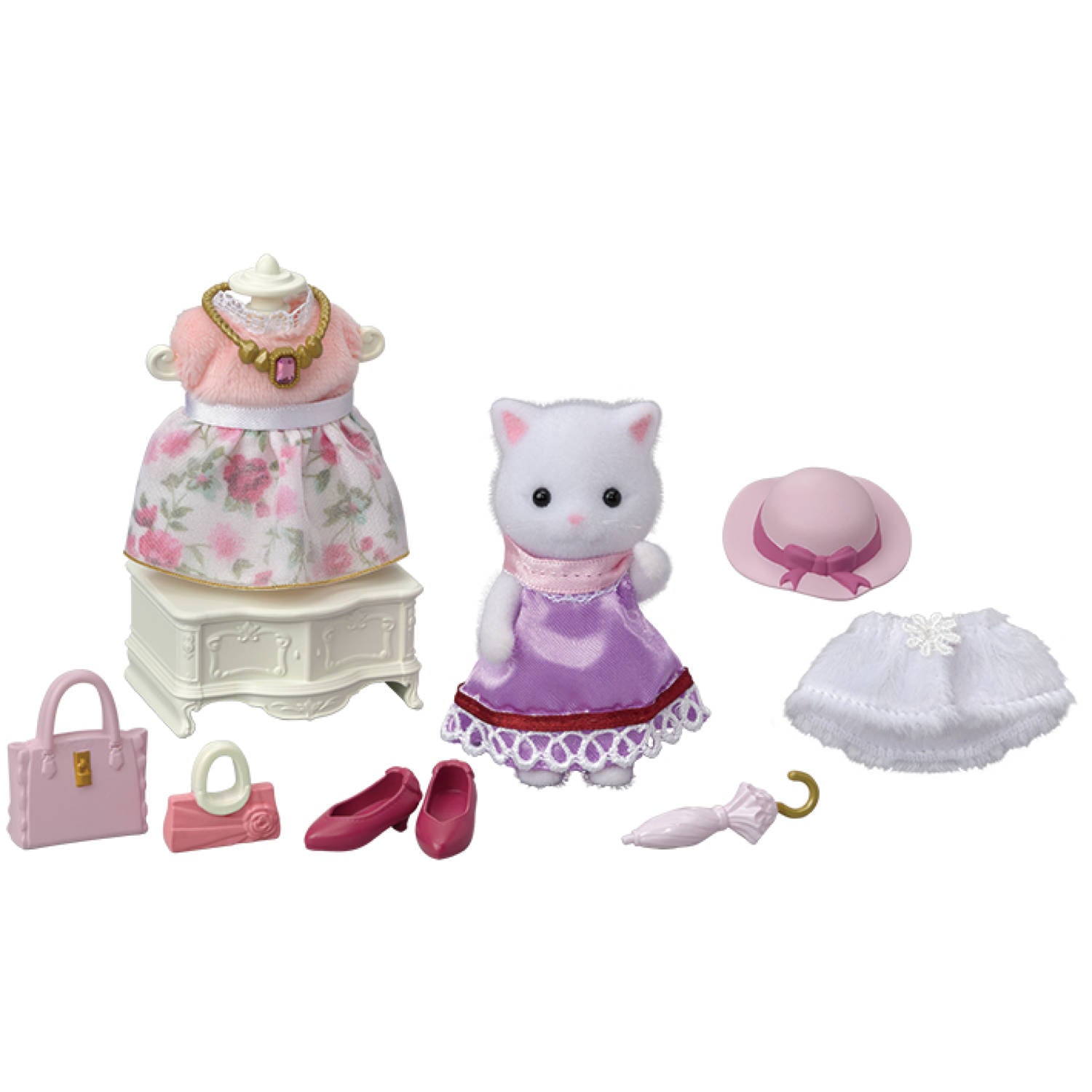 Fashion Play Set Town Girl Series - Persian Cat-