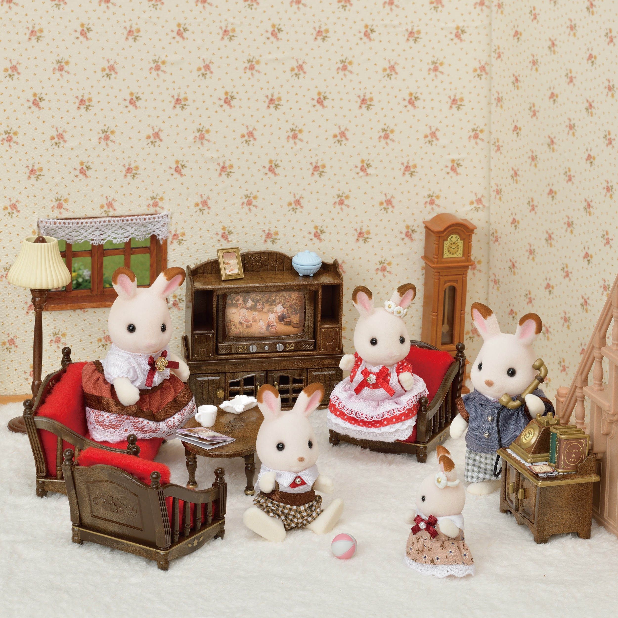 Classic Brown Sofa Set