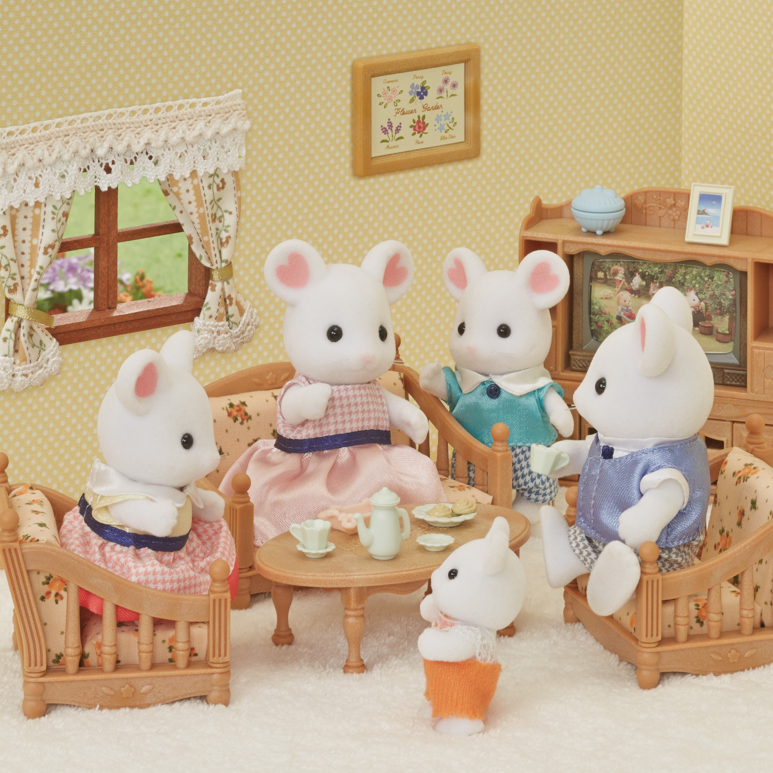 Marshmallow Mouse Family