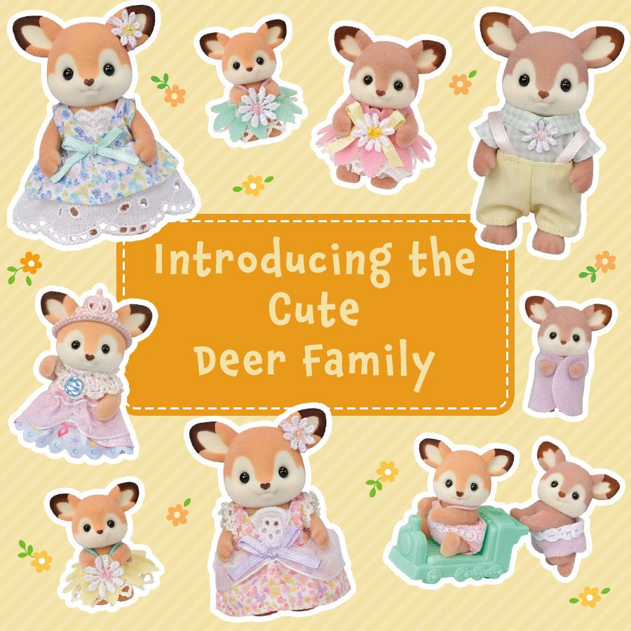 STAFF BLOG ☆ Meet the Deer Family — Looks Adorable in Floral-Motifs!