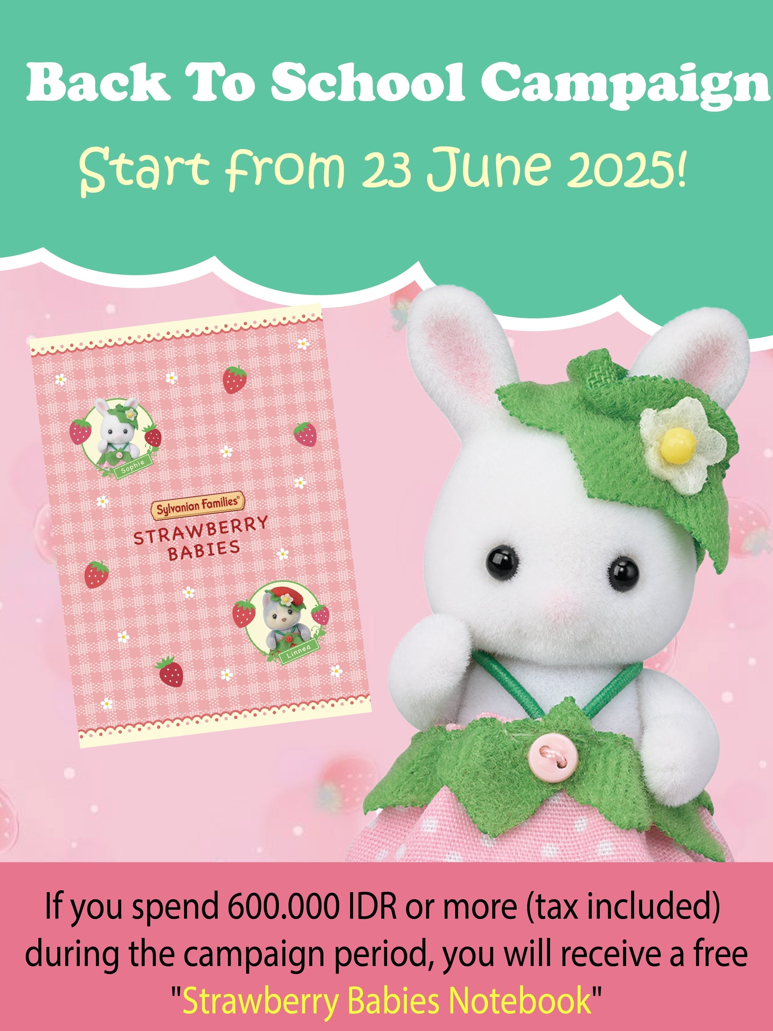 Strawberry Babies Notebook