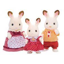 Chocolate Rabbit Family