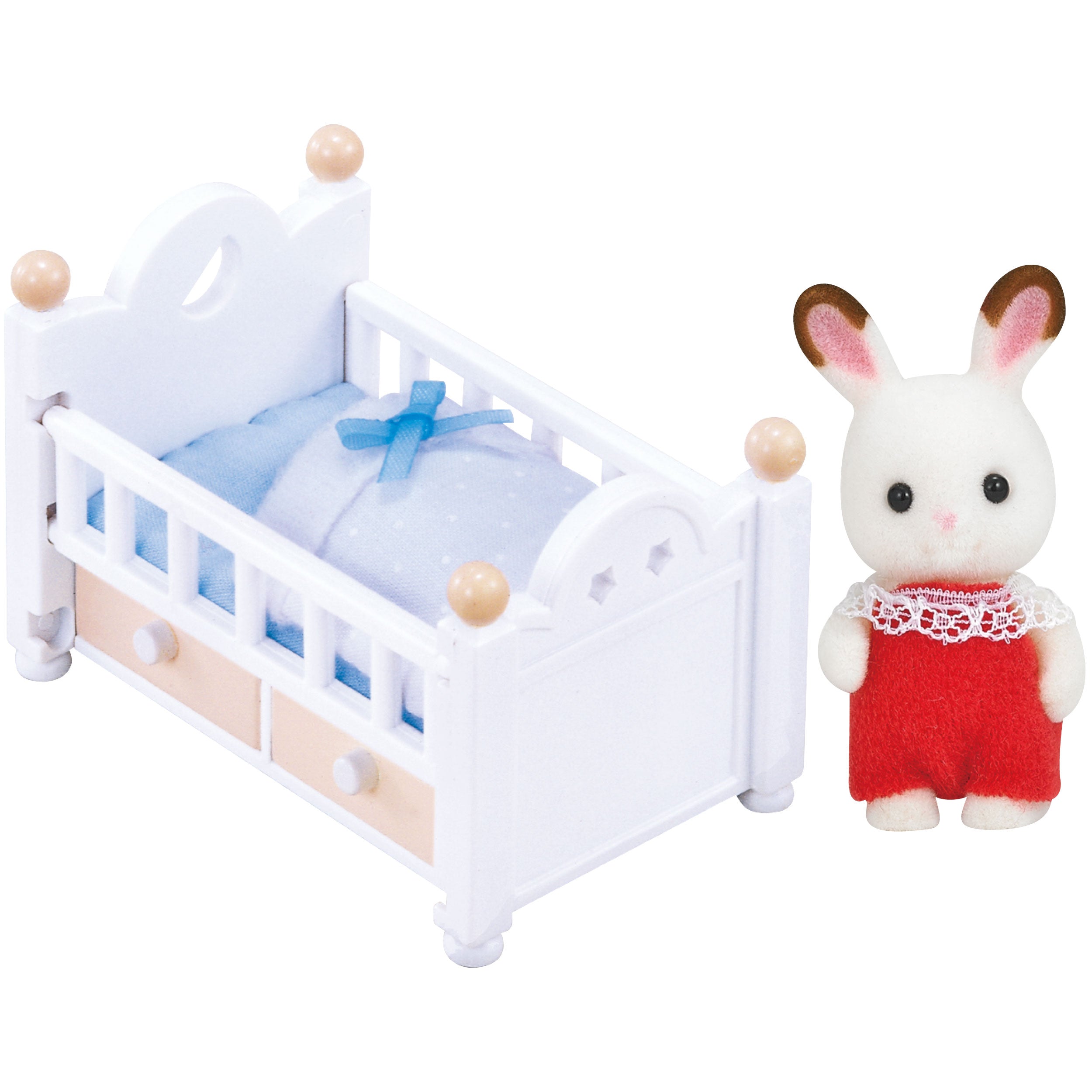 Chocolate Rabbit Baby Set (Baby Bed)