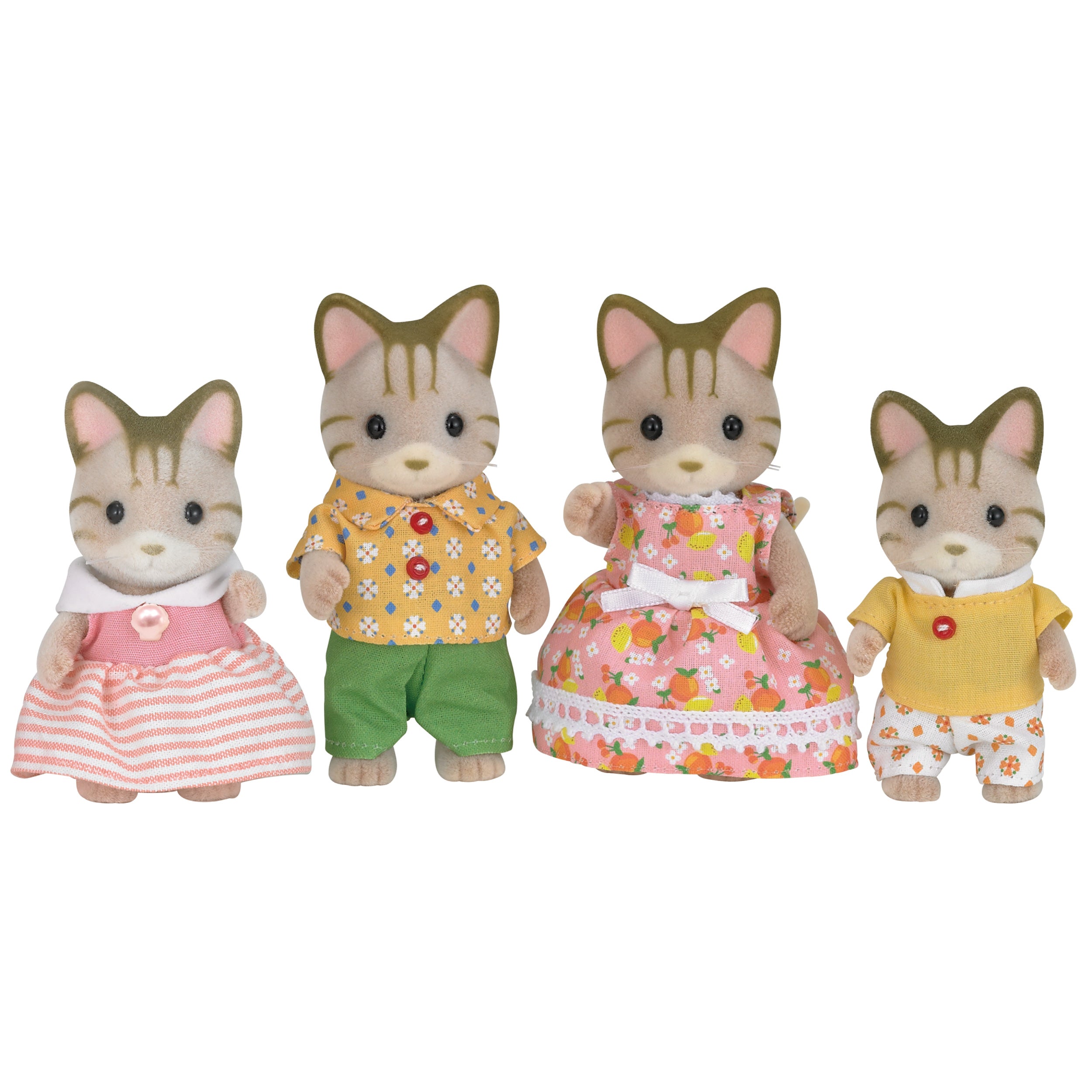 Striped Cat Family