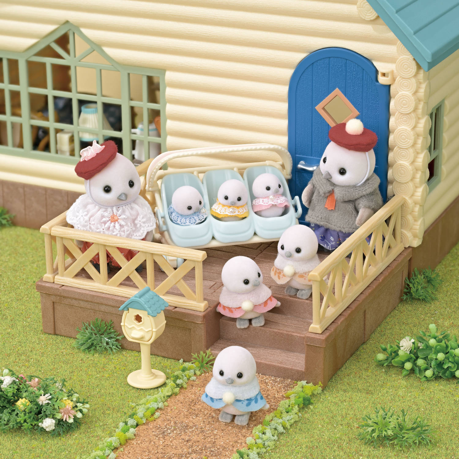 Kabin Kayu Burung Salju Peri