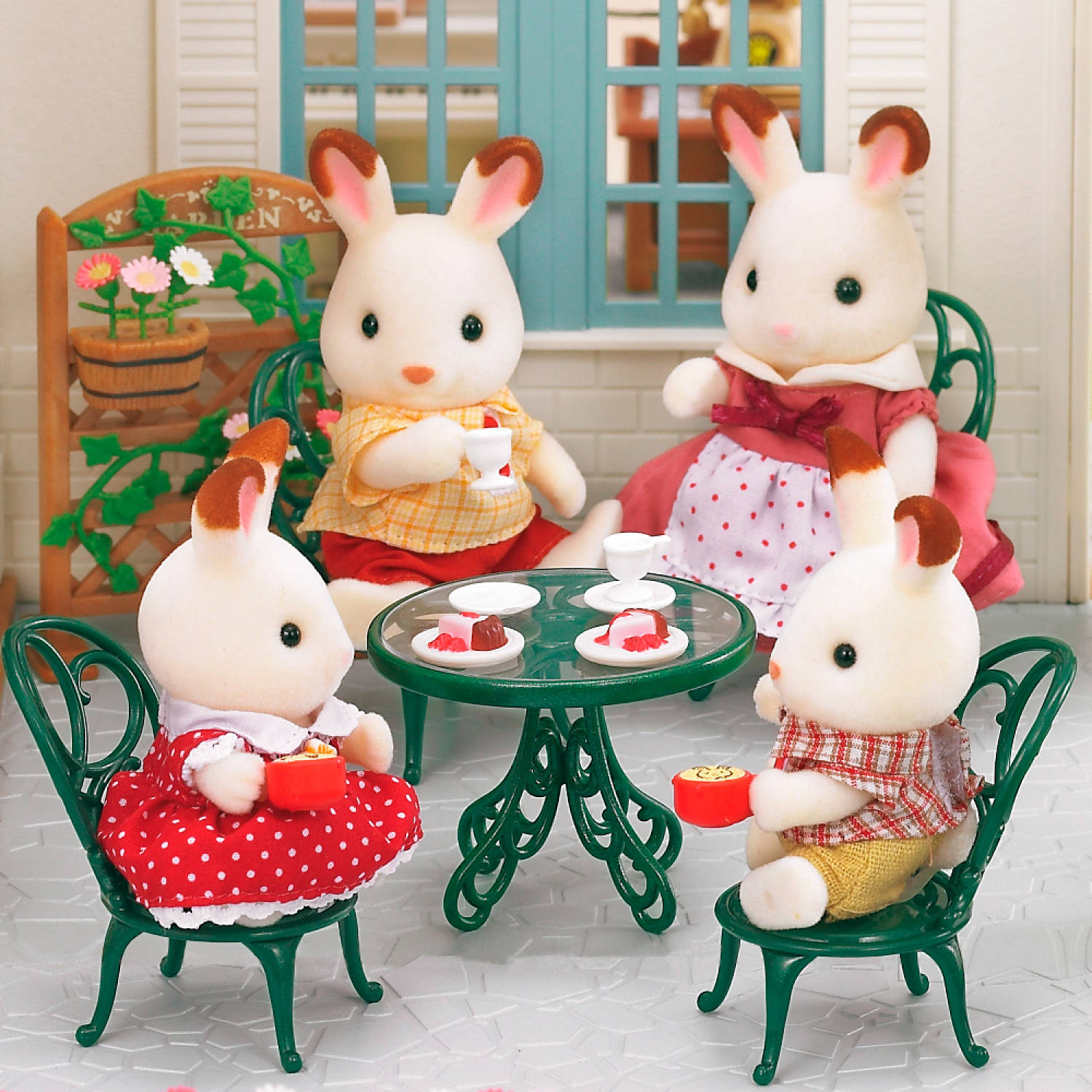 Chocolate Rabbit Family