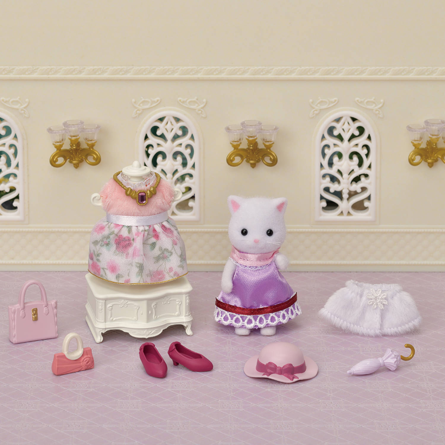 Fashion Play Set Town Girl Series - Persian Cat-
