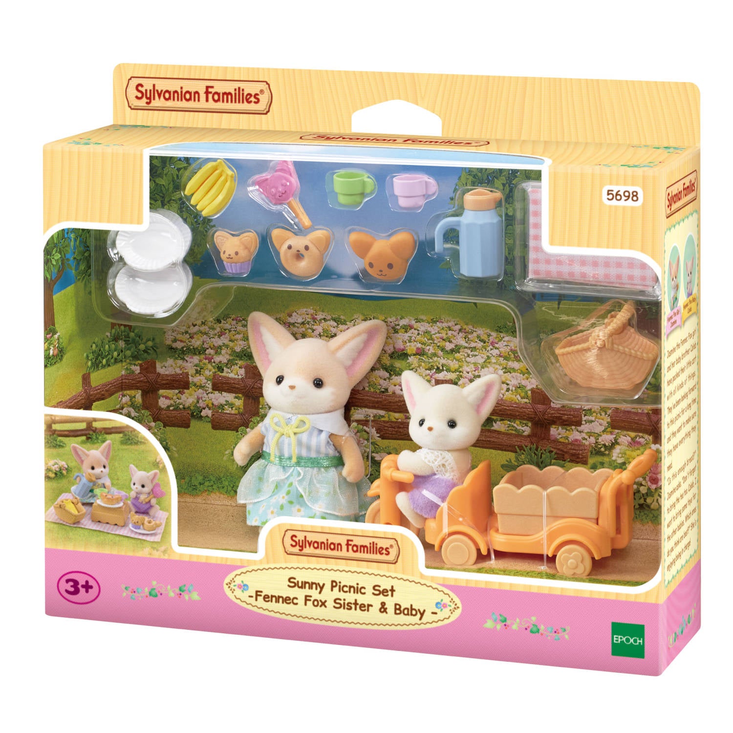 Sunny Picnic Set -Fennec Fox Sister & Baby -