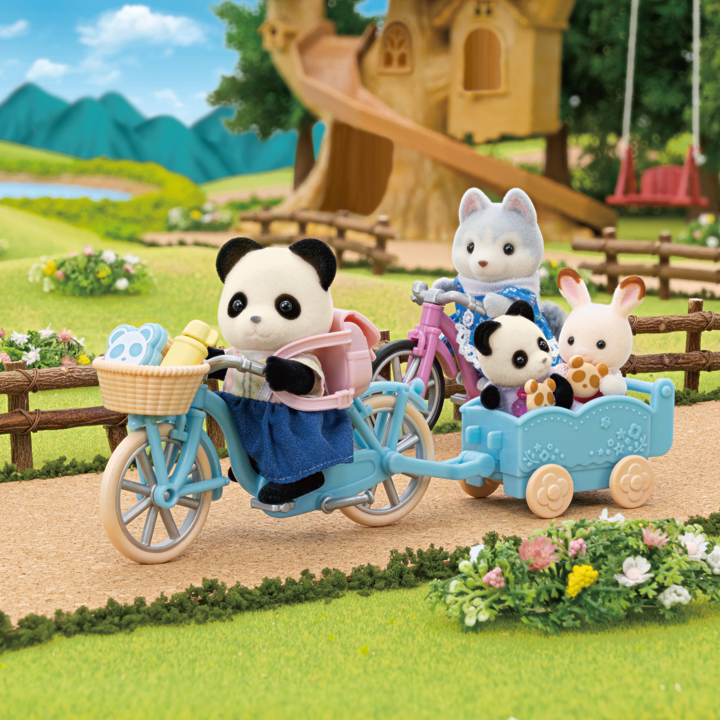 Cycle & Skate Set -Panda Girl-
