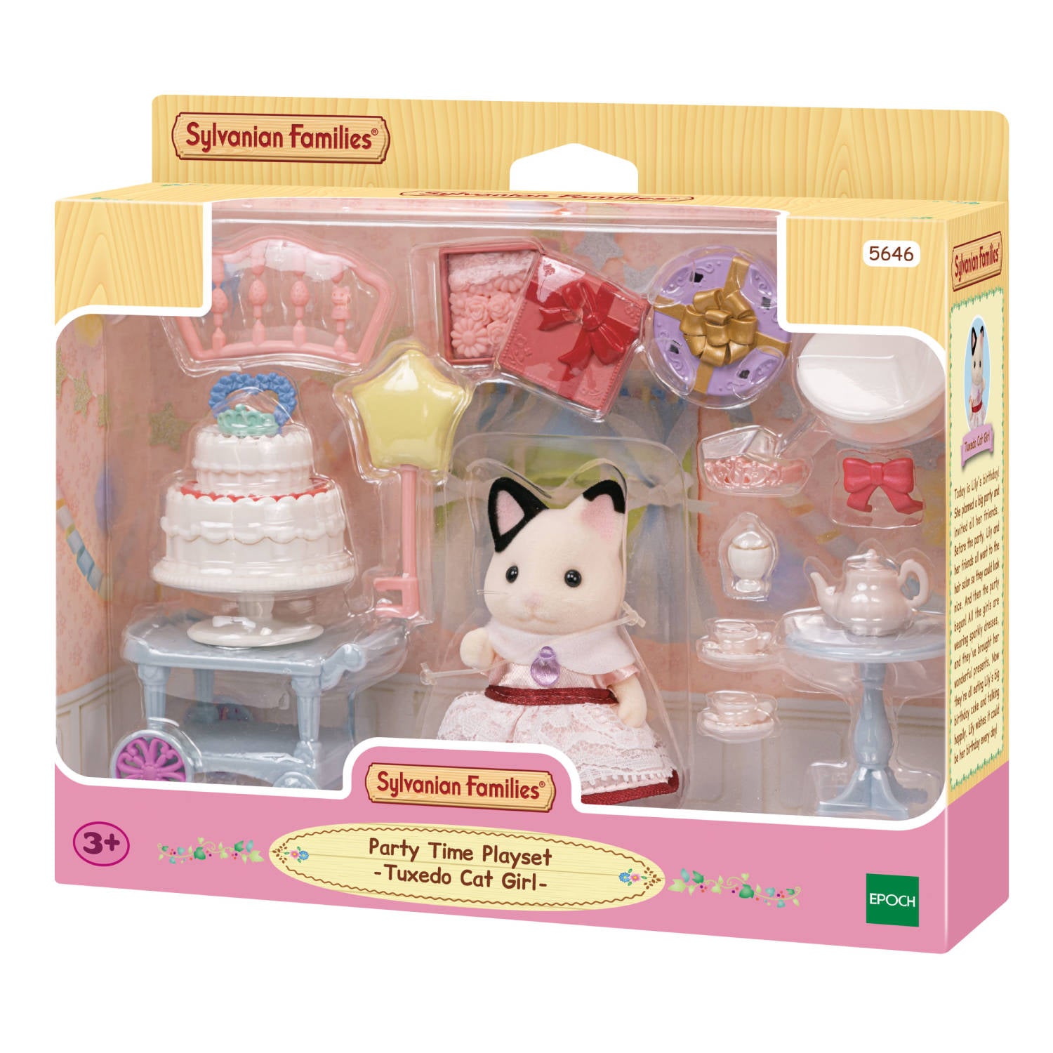 Party Time Playset -Tuxedo Cat Girl-