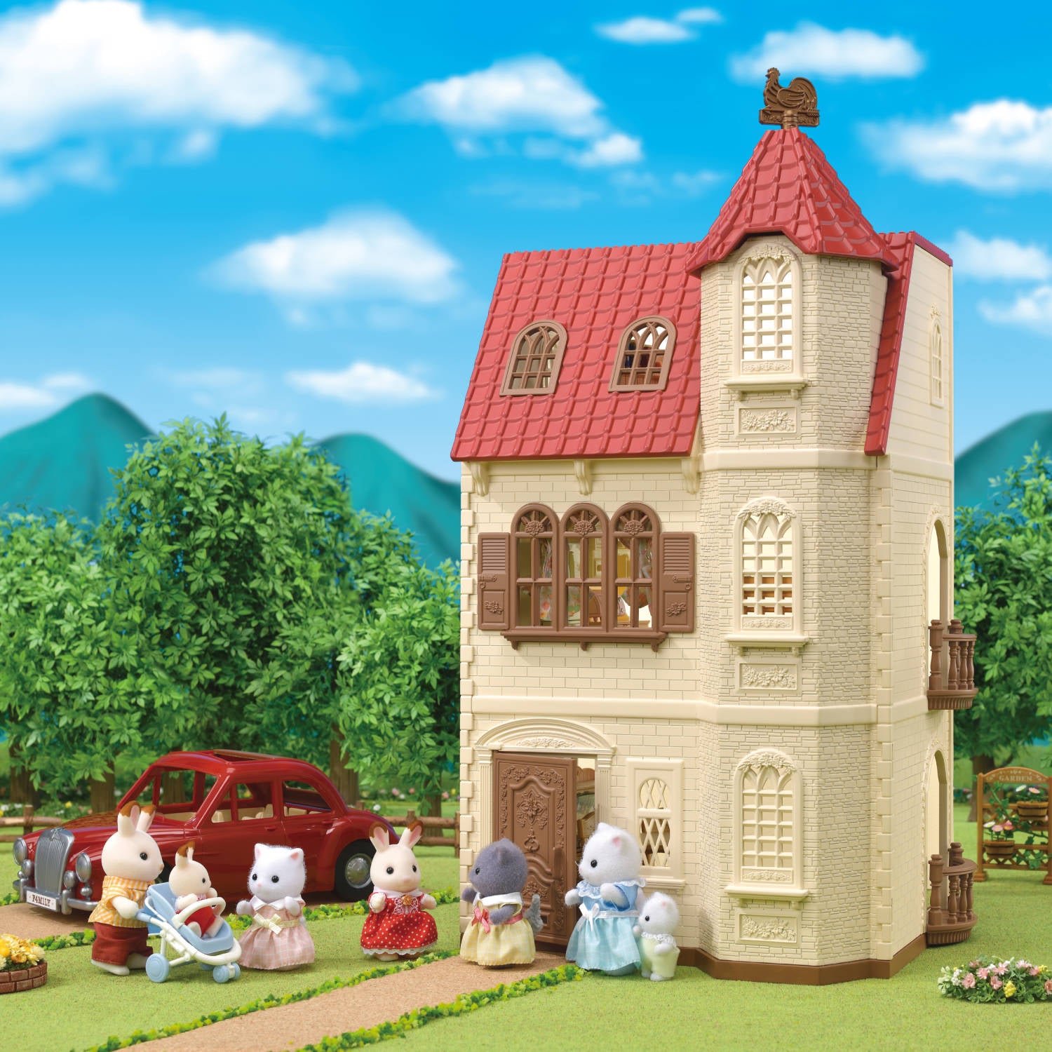 Red Roof Tower Home