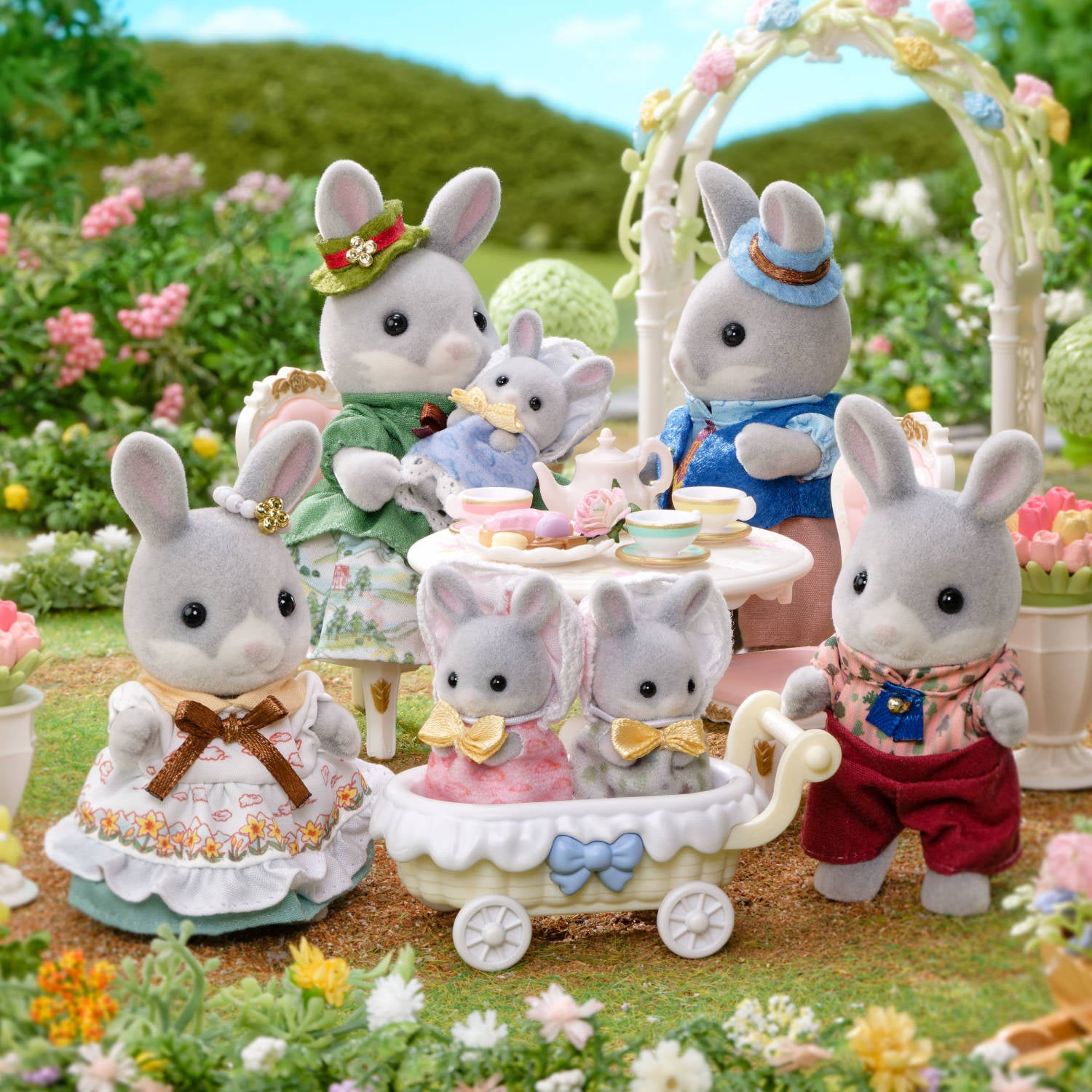 Cottontail Rabbit Family Celebration Set