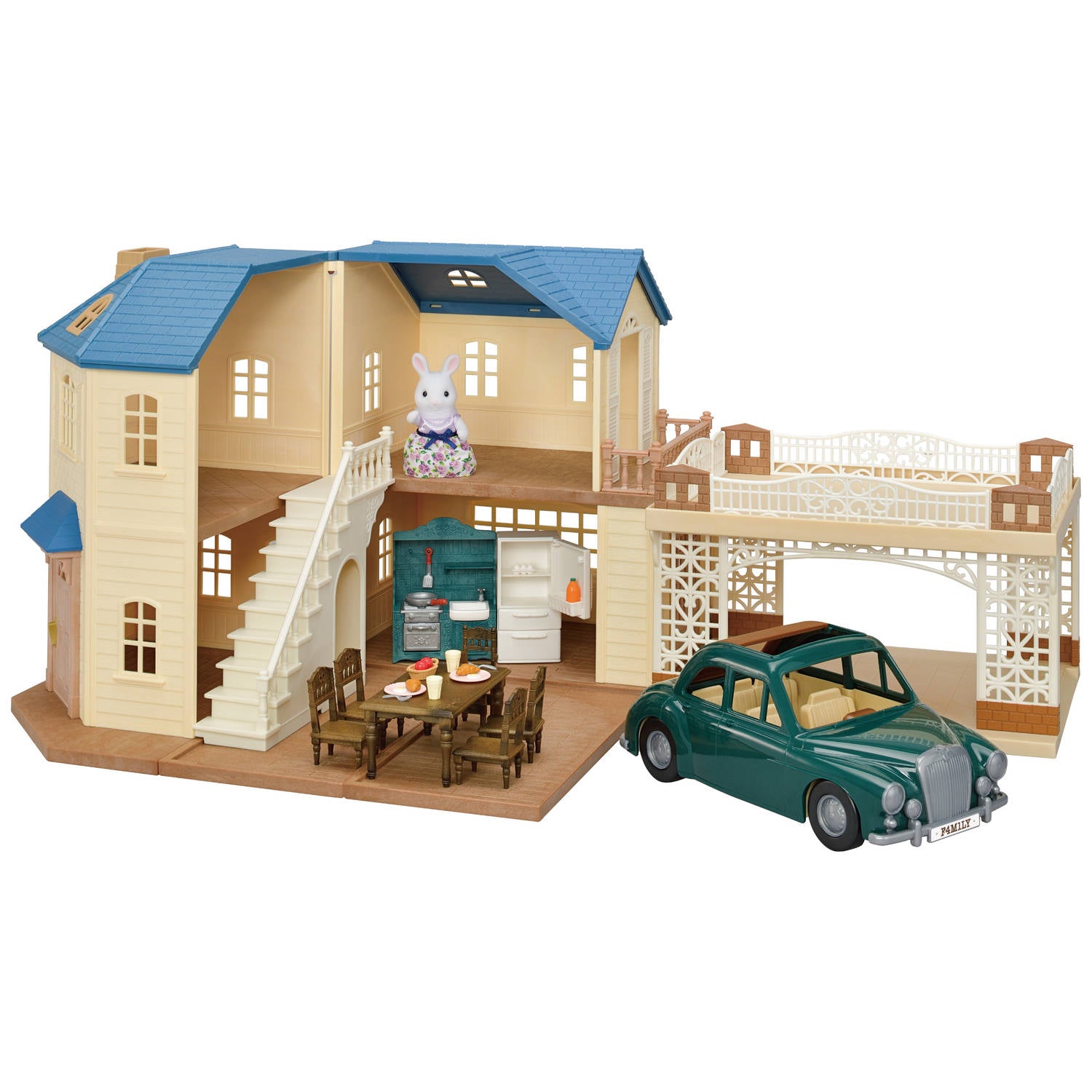 Large House with Carport Gift Set