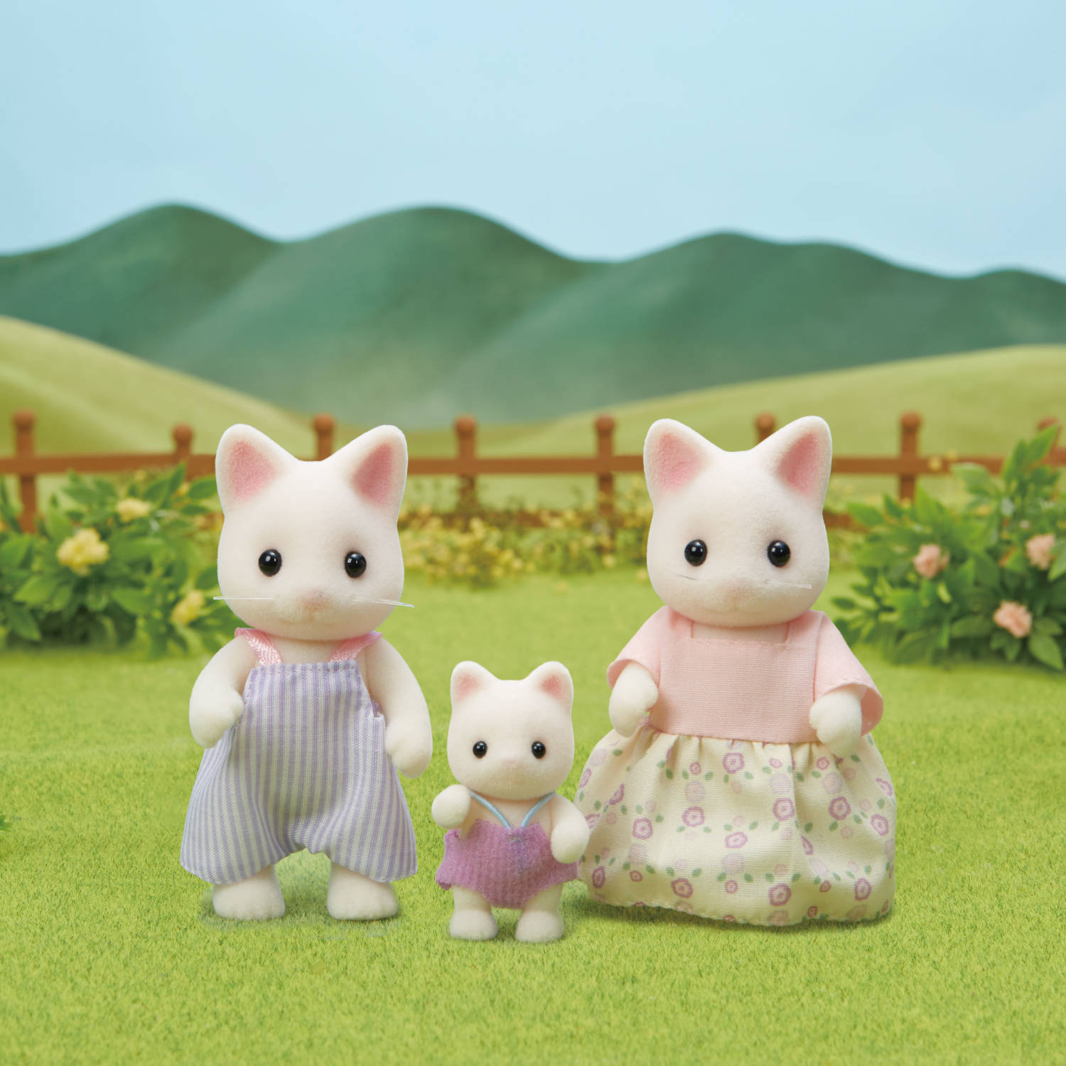 Floral Cat Family