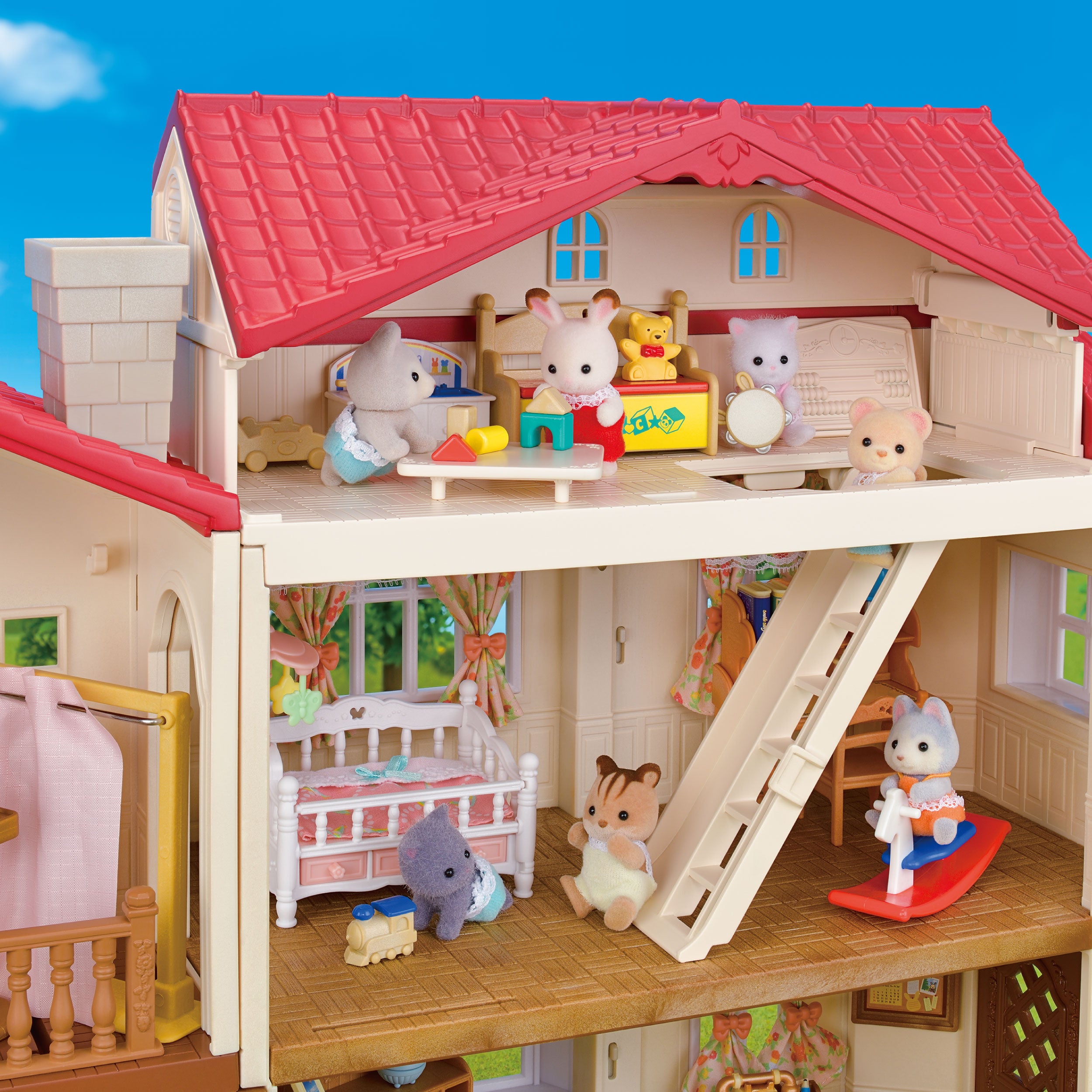 Red Roof Country Home -Secret Attic Playroom-
