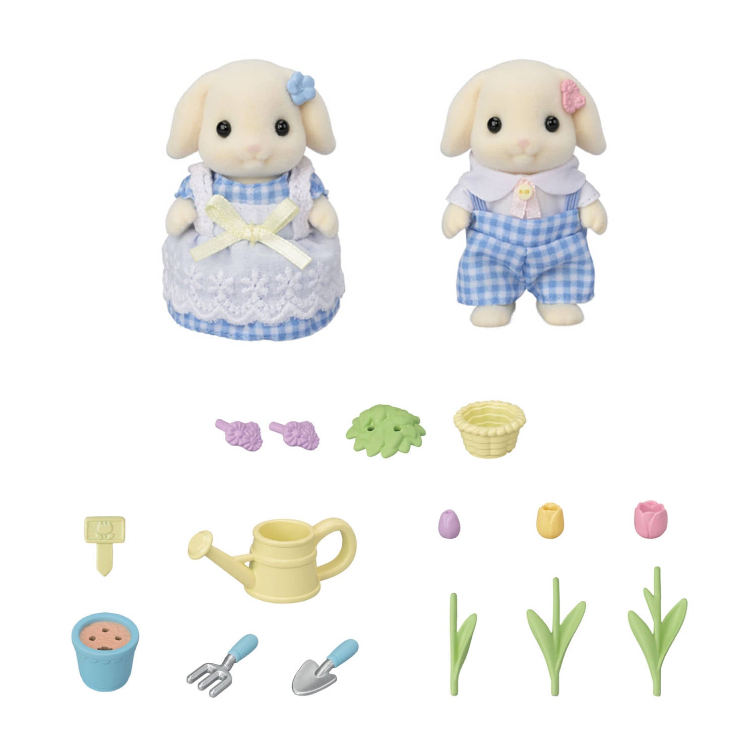 Blossom Gardening Set -Flora Rabbit Sister & Brother-