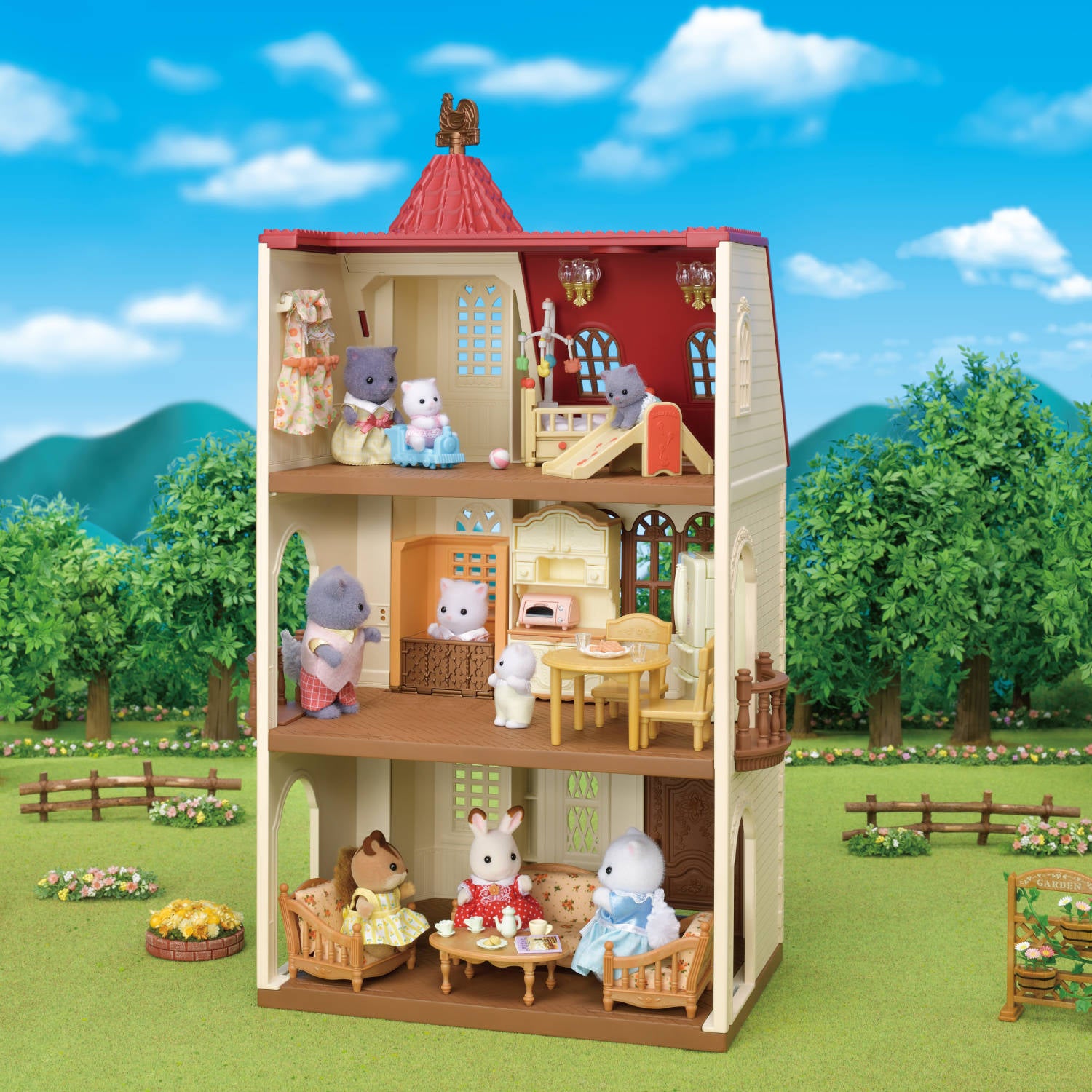 Red Roof Tower Home