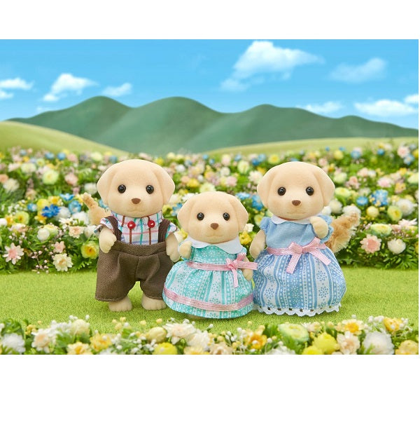 Yellow Labrador Family